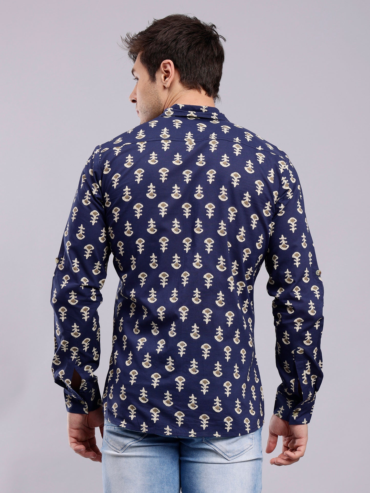 Men Regular Fit Printed Formal Shirt