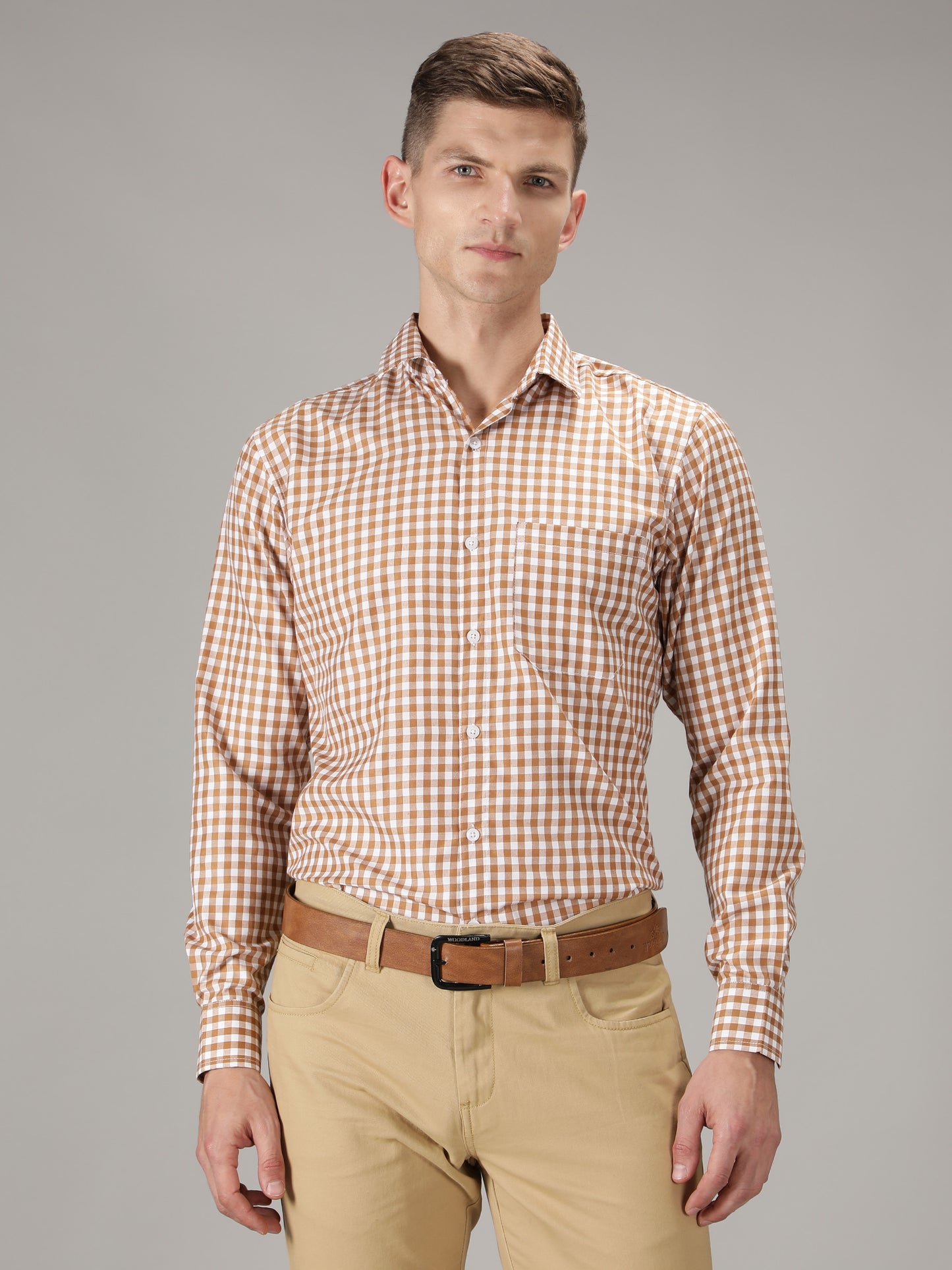 Men Regular Fit Printed Formal Shirt