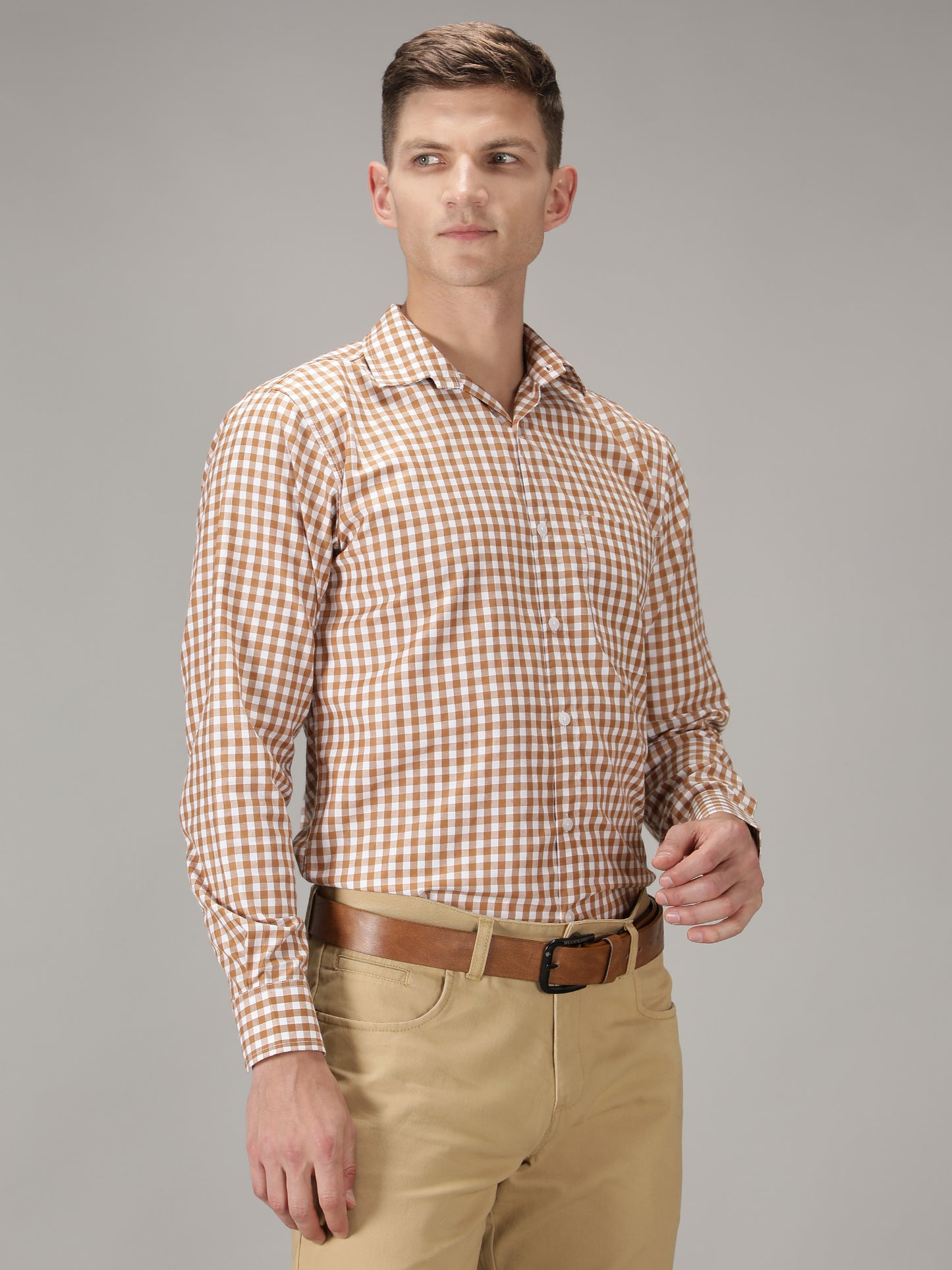 Men Regular Fit Printed Formal Shirt