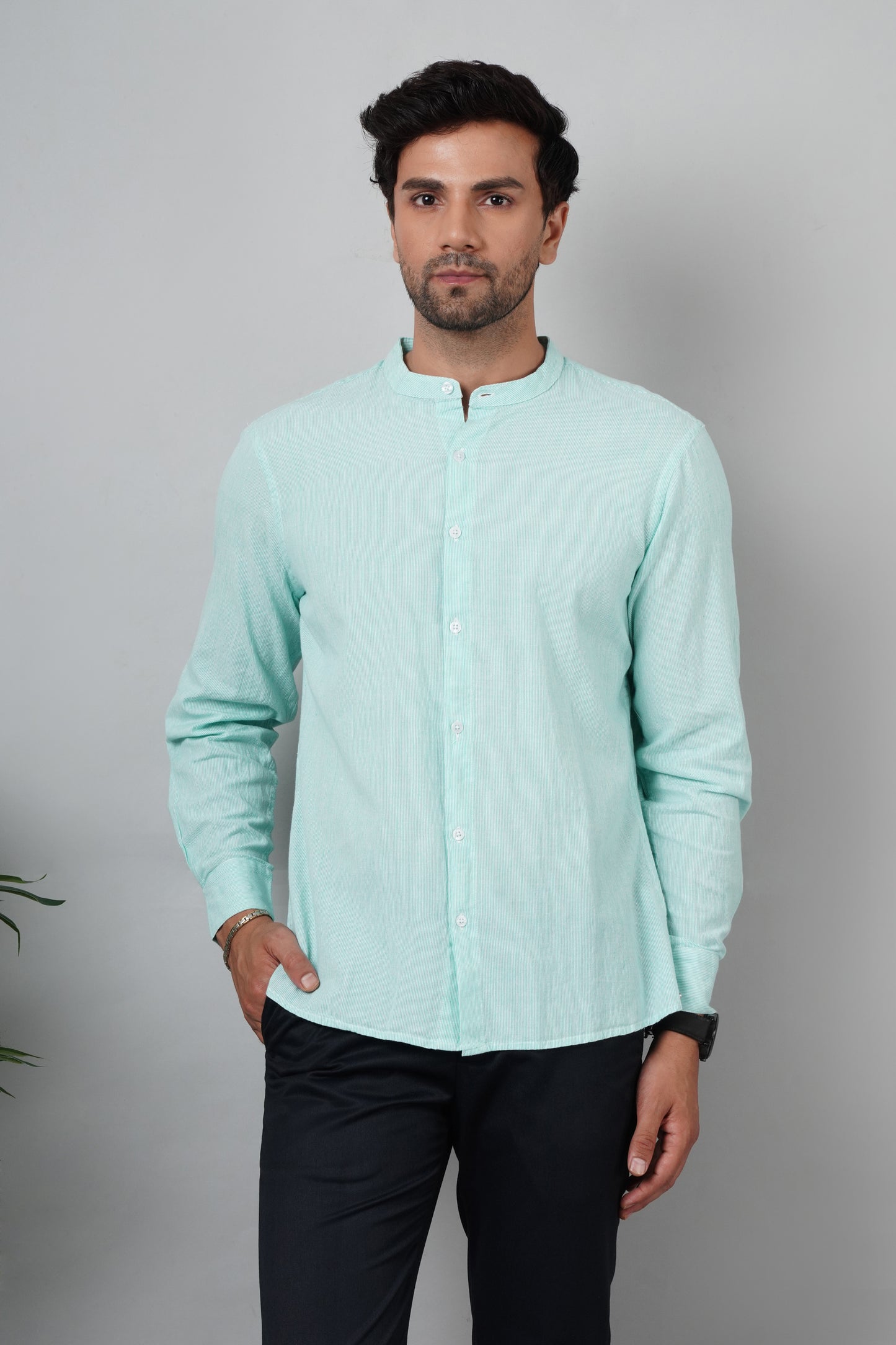 Men Regular Fit Checkered Formal Shirt