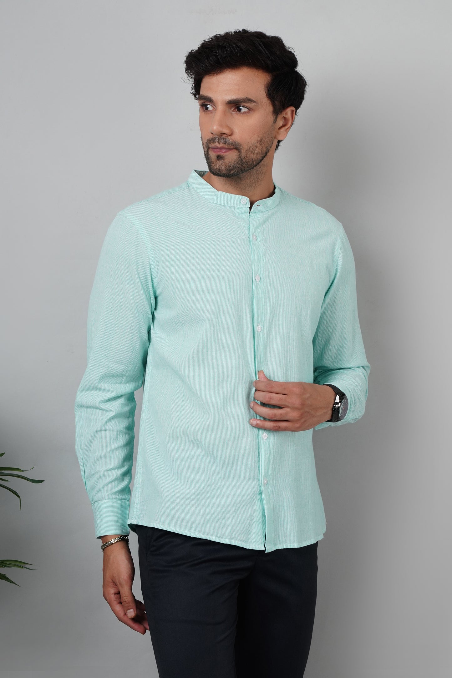 Men Regular Fit Checkered Formal Shirt