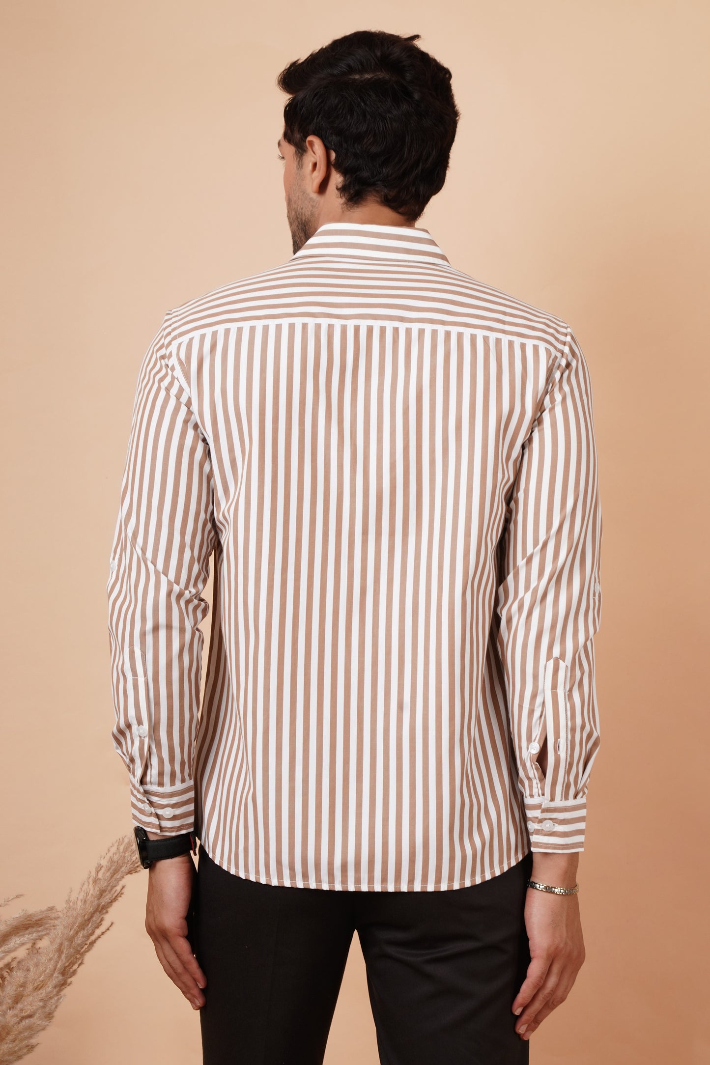 Men Regular Fit Checkered Formal Shirt