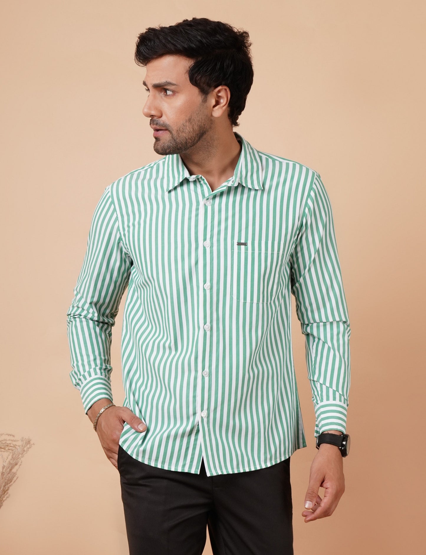 Men Regular Fit Printed Formal Shirt