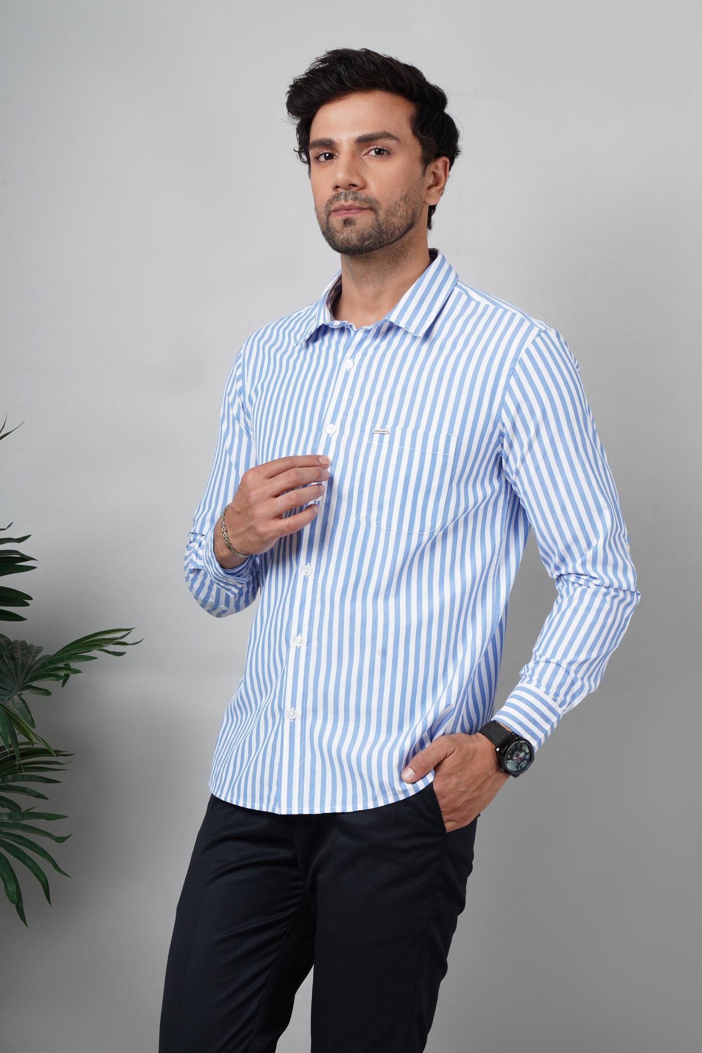 Men Regular Fit Printed Formal Shirt