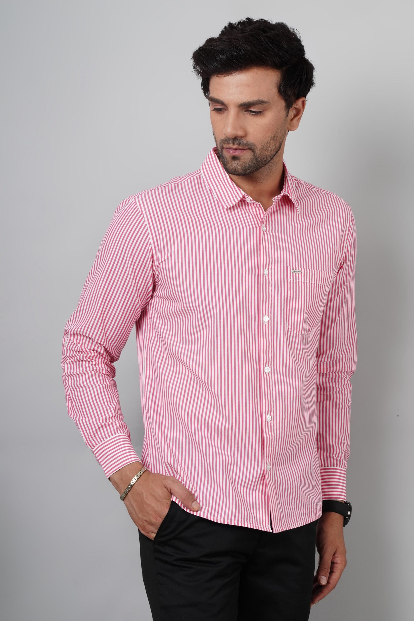 Men Regular Fit Printed Formal Shirt