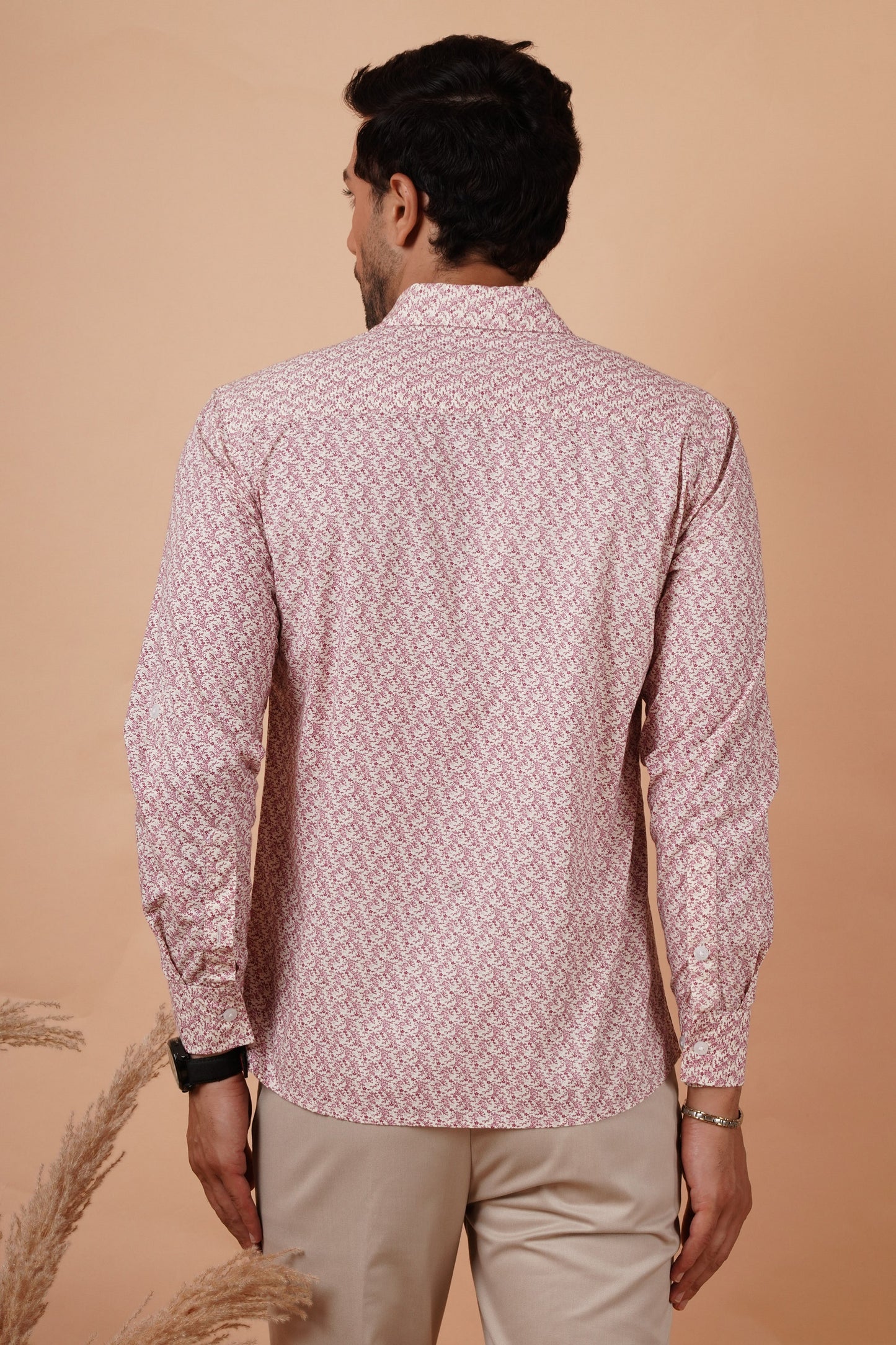 Men Regular Fit Printed Formal Shirt