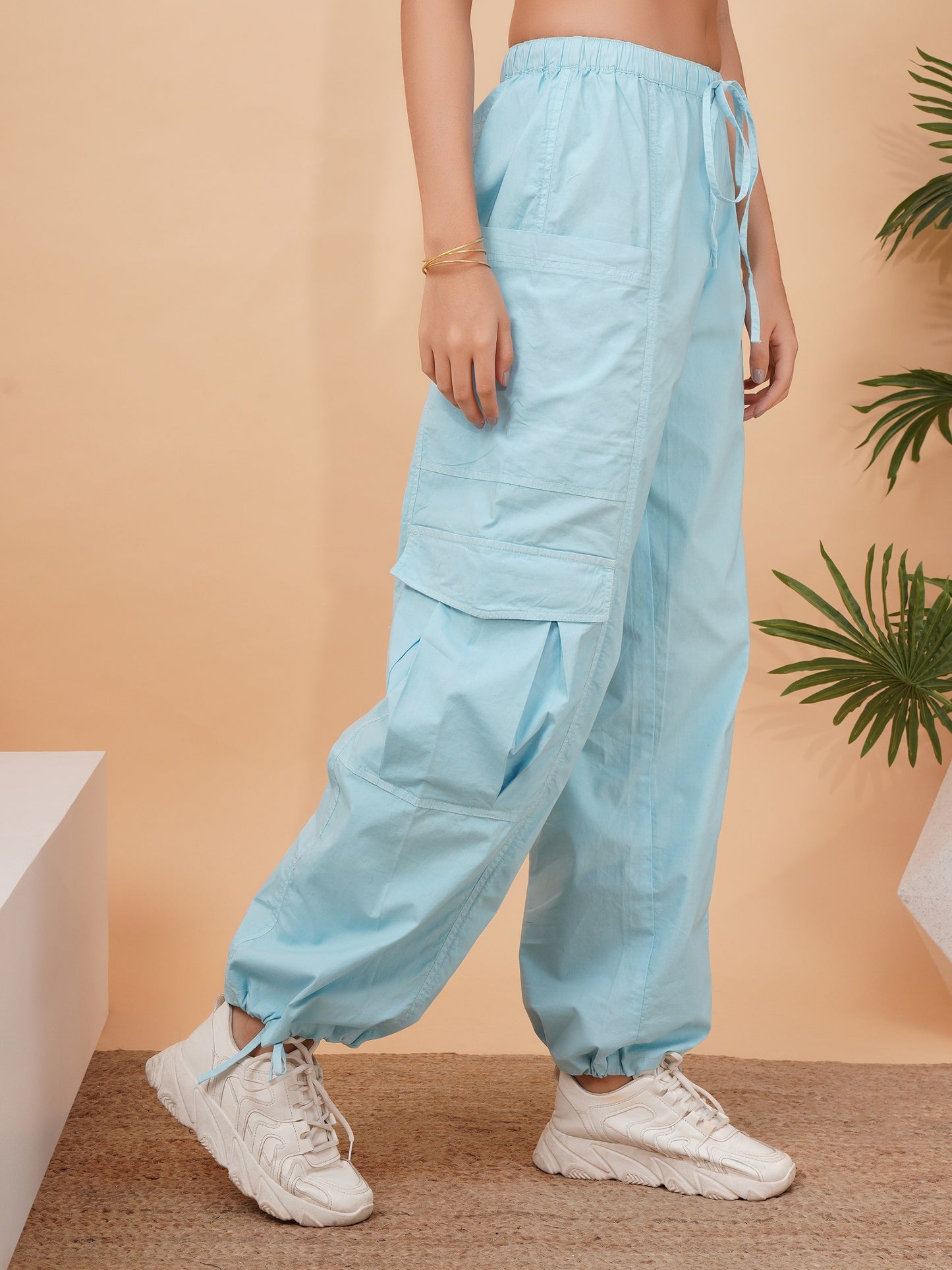 Women Aqua Cargos