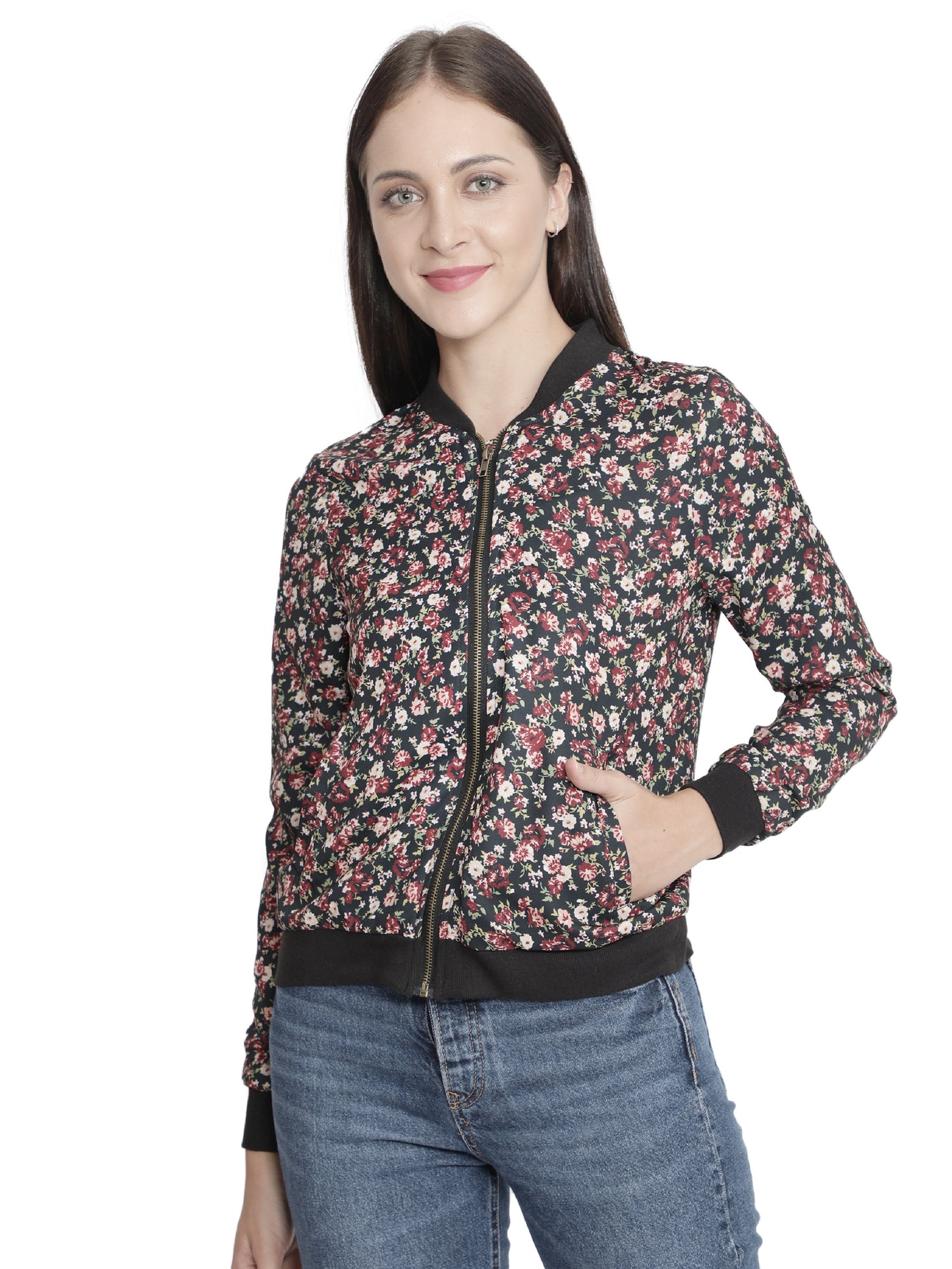 Nuevosdamas Woman's Bomber Jacket Multicolored