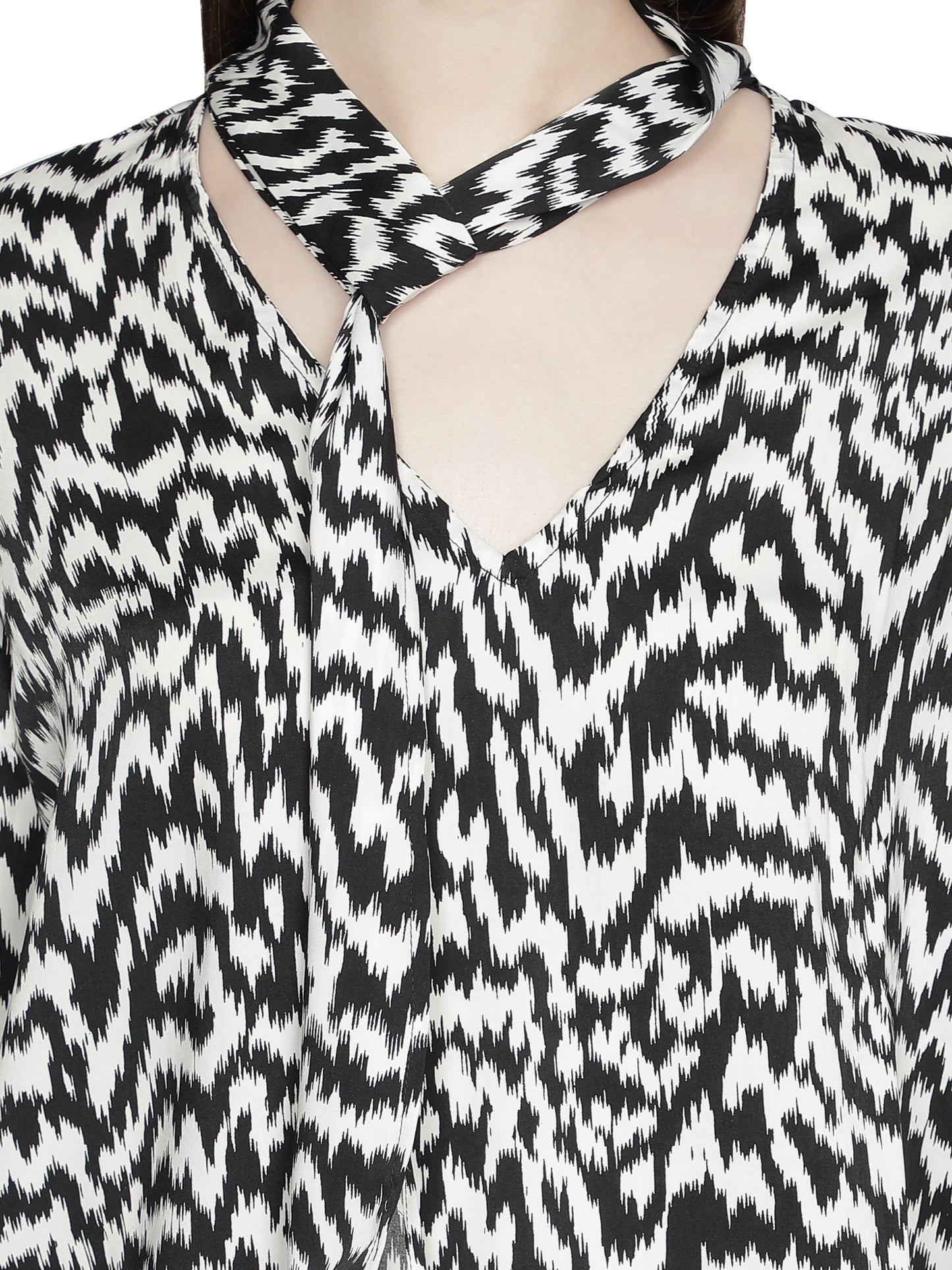 NUEVOSDAMAS Women Cotton Printed Multicolor Top