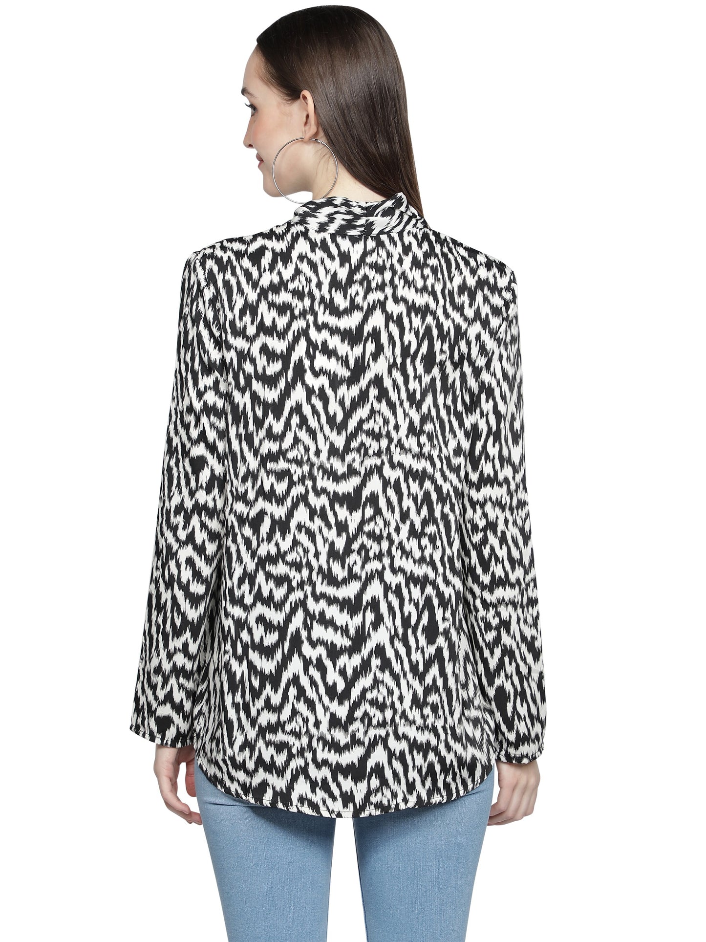NUEVOSDAMAS Women Cotton Printed Multicolor Top