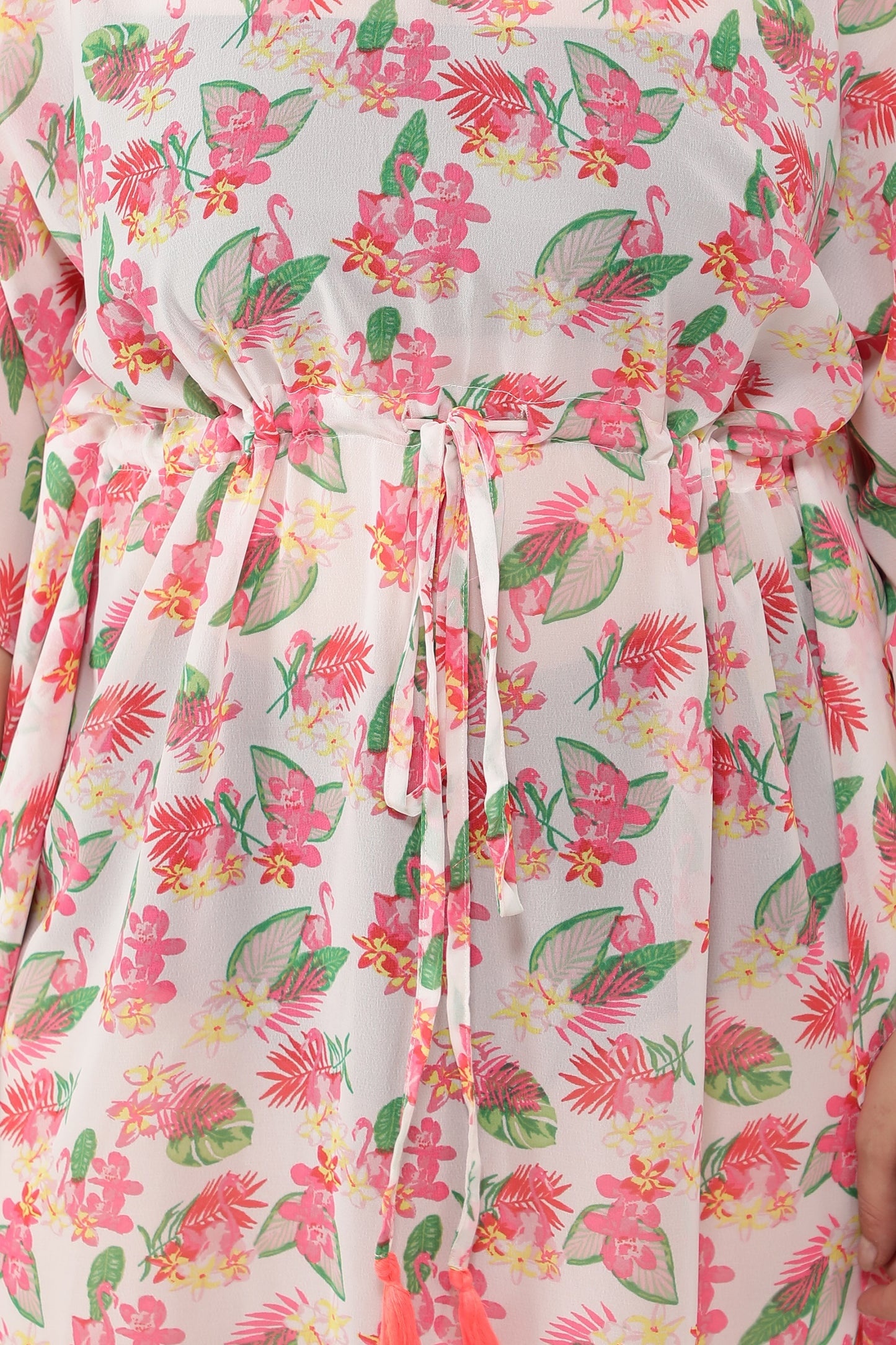 NUEVOSDAMAS Women Georgette Printed Kaftan