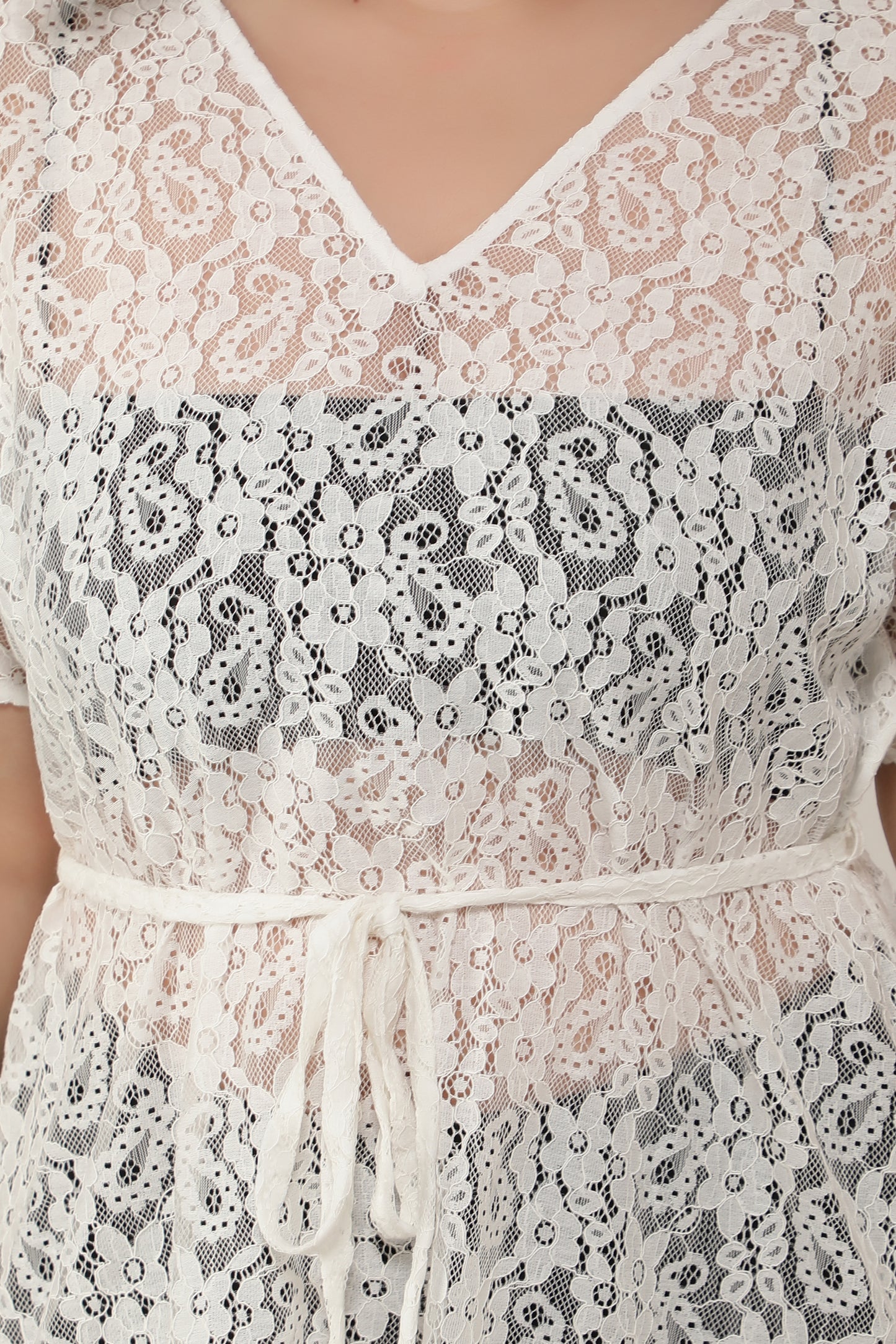 NUEVOSDAMAS Women Cotton Net Kaftan