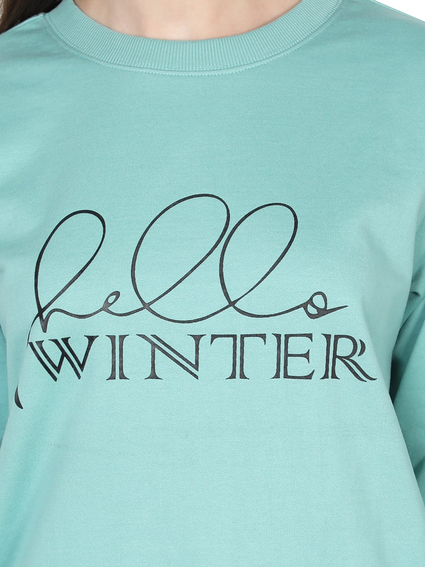 Full Sleeve Printed Women Sweatshirt