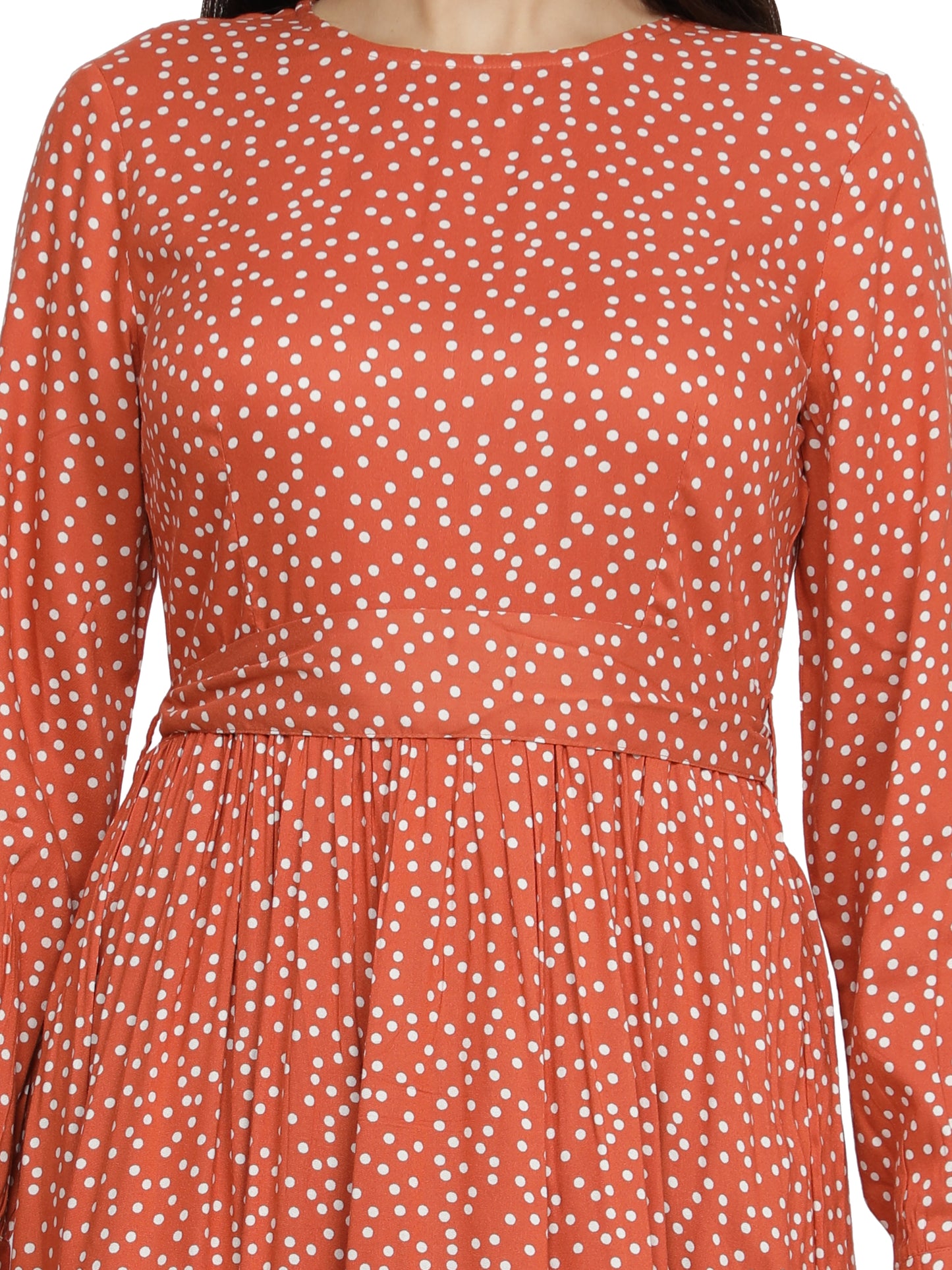 Women Maxi Orange Dress freeshipping - NUEVOSDAMAS