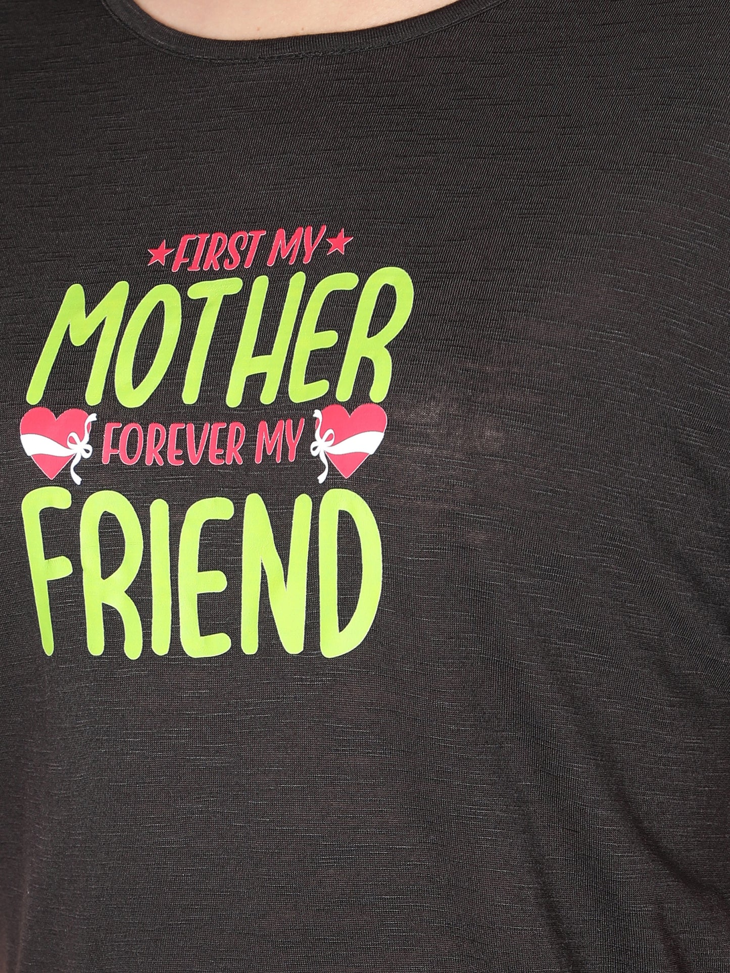 NUEVOSDAMAS Women Rayon Printed T-Shirt