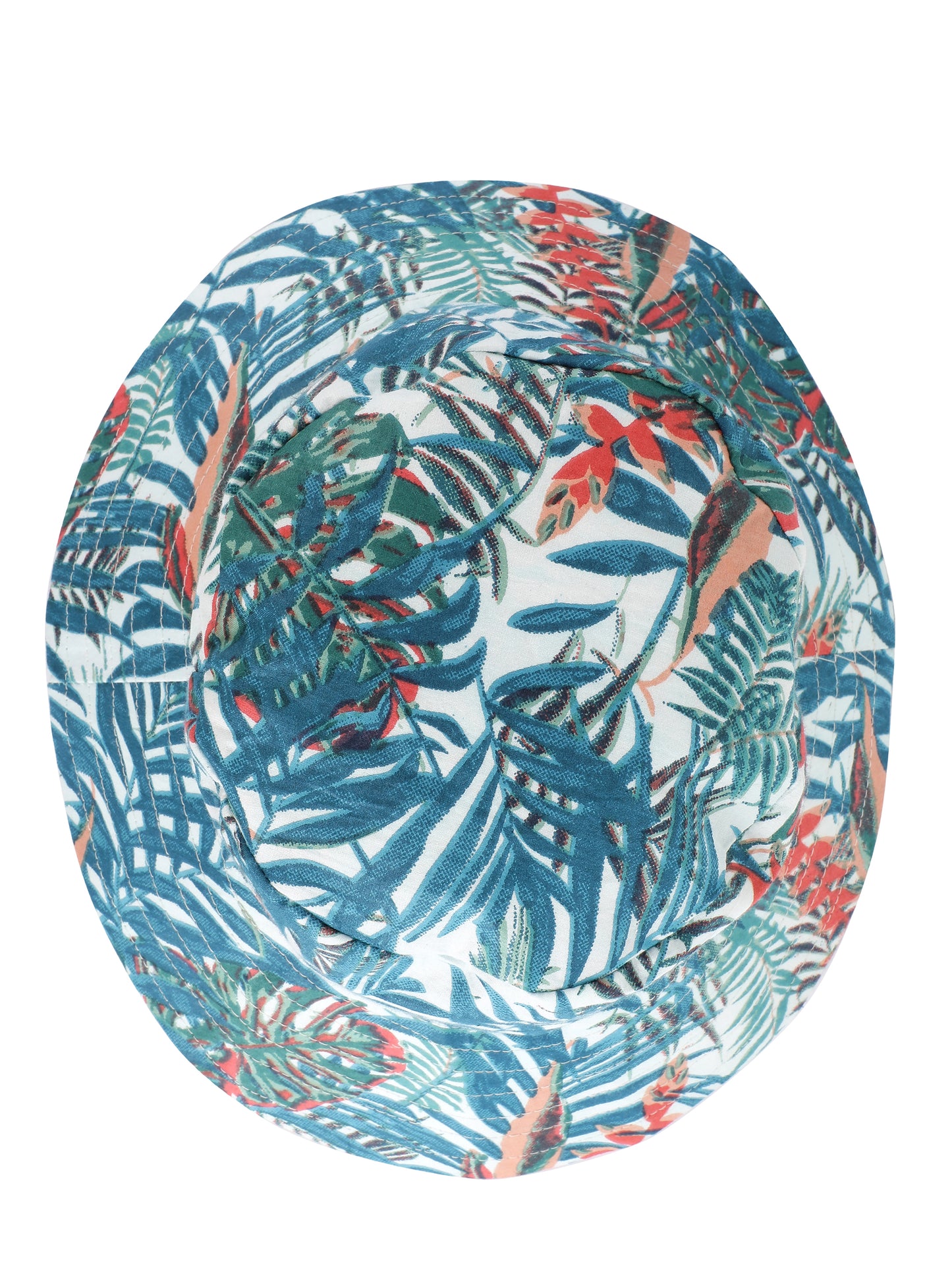 NUEVOSDAMAS Women Cotton Leaf Printed Sun Hat
