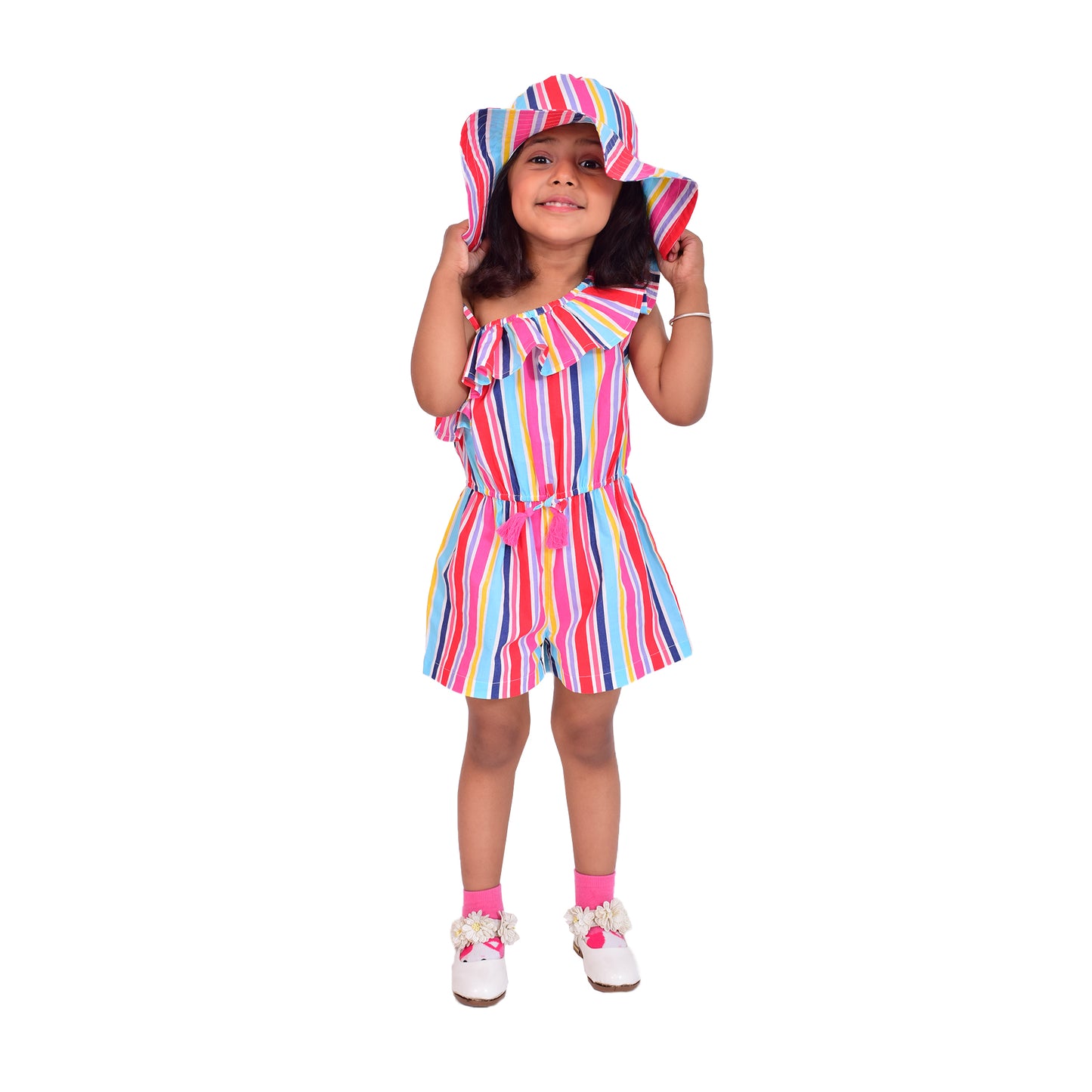 Romper For Girls Casual Striped Pure Cotton freeshipping - NUEVOSDAMAS