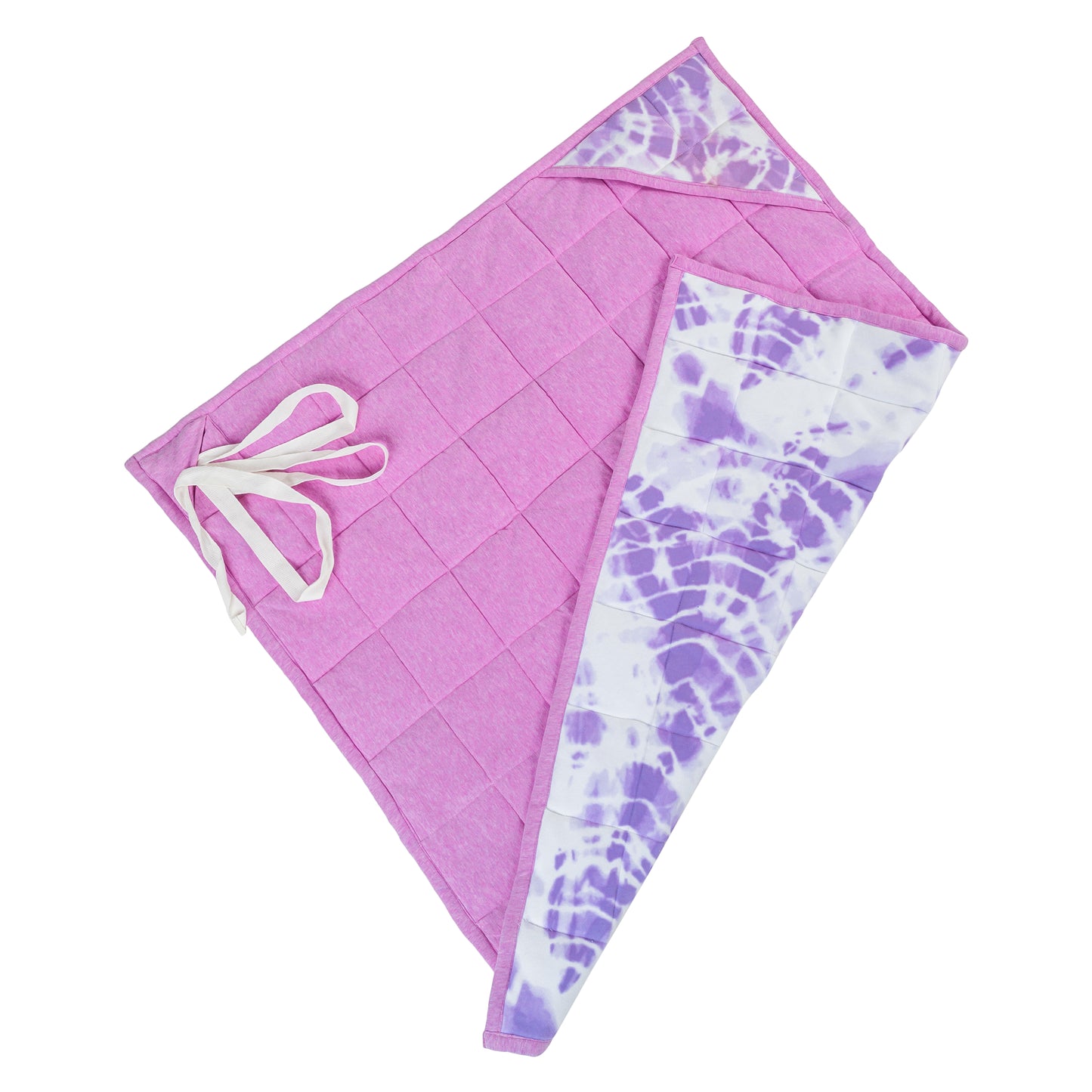 NUEVOSGHAR Cotton Tie & Dye Super Soft Warm Hooded Baby Blanket Wrapper (0-12 Months)_Pink