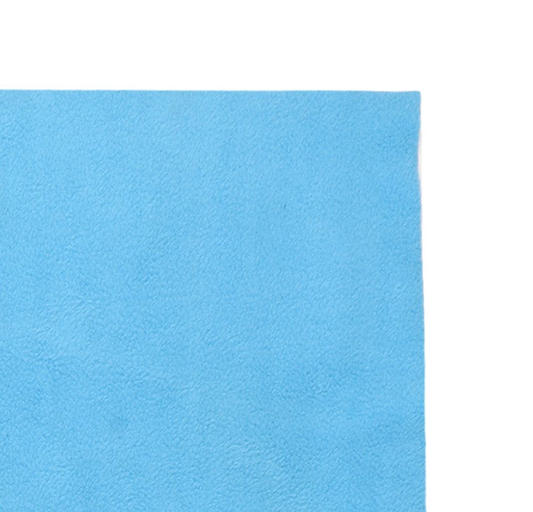 Solid Blue Leak Proof Baby Mattress Sheet (0-24 Months)
