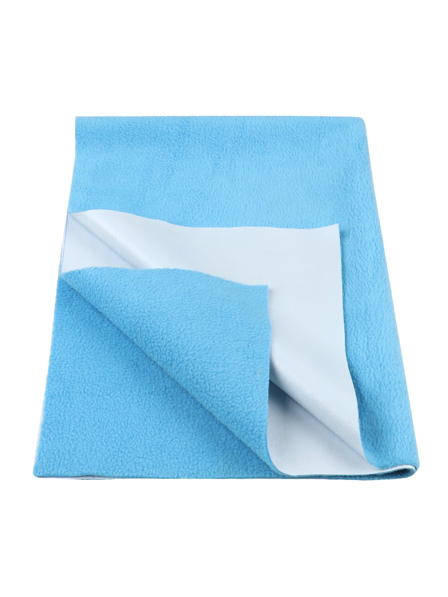 Solid Blue Leak Proof Baby Mattress Sheet (0-24 Months)