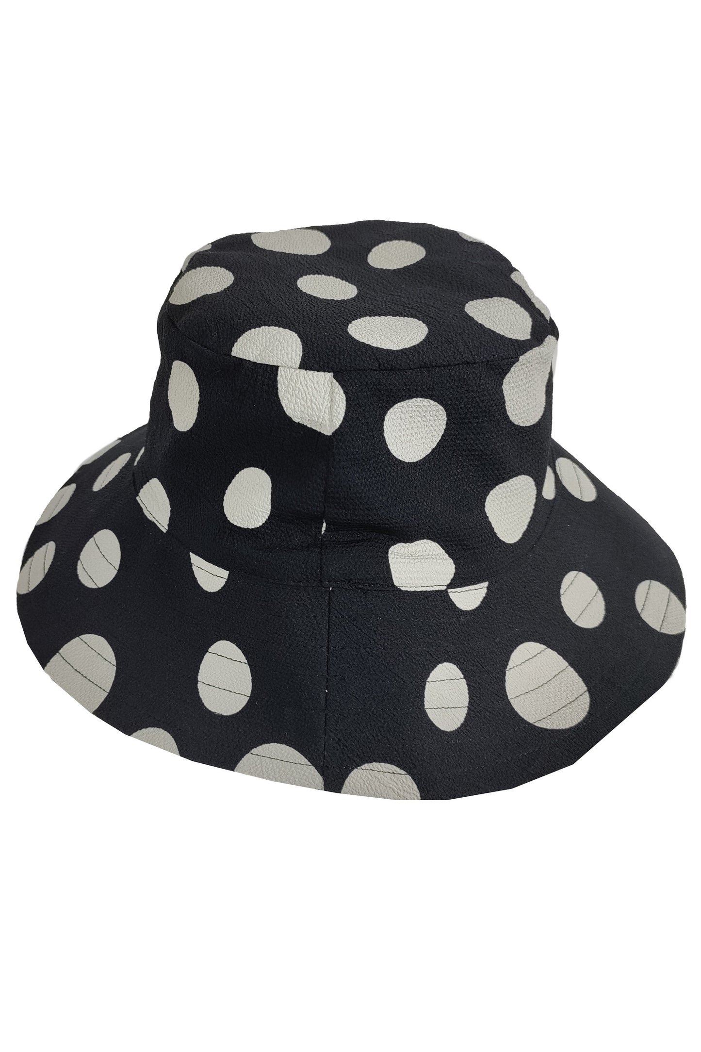 NUEVOSDAMAS Women Cotton Printed Hat Black/White