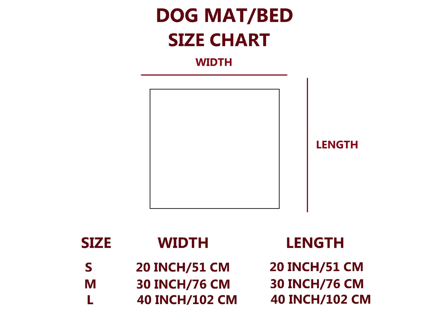 Velvet Pet Bed Mattress | Soft Cozy Fluffy Square Flat Bed | Washable Padded Pet Bed| Light Weighted Dog Flat Mat Rust