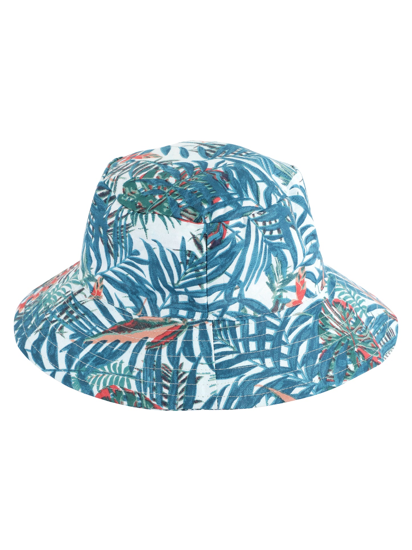 NUEVOSDAMAS Women Cotton Leaf Printed Sun Hat
