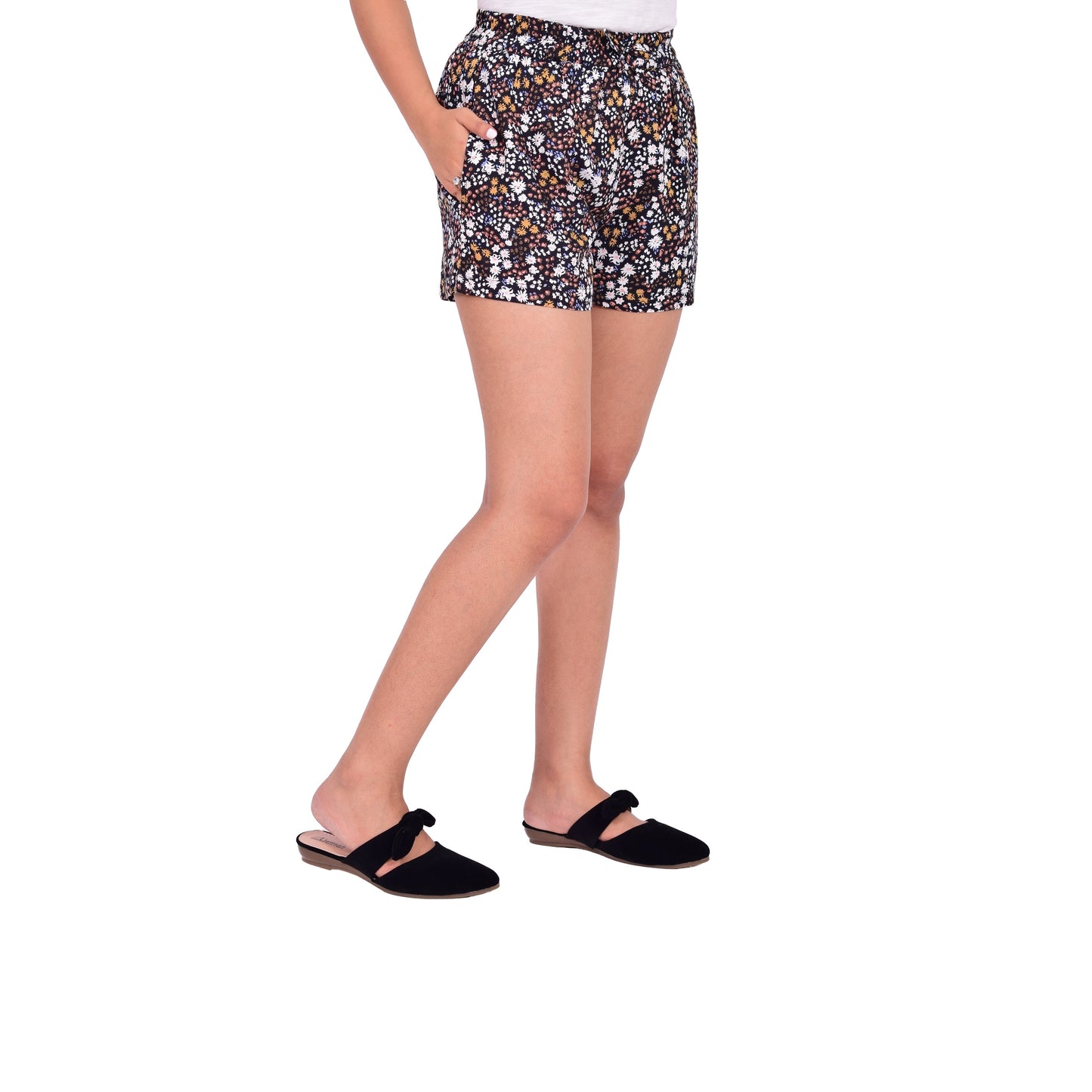 Floral Print Women Multicolor Boxer Shorts freeshipping - NUEVOSDAMAS