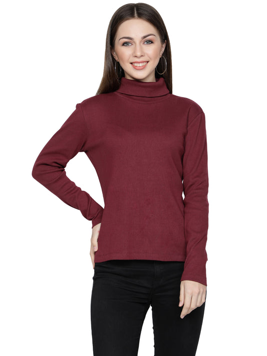 Buy Kuda Moda 4 Pack Stretch Short Sleeve Mock Neck Turtleneck