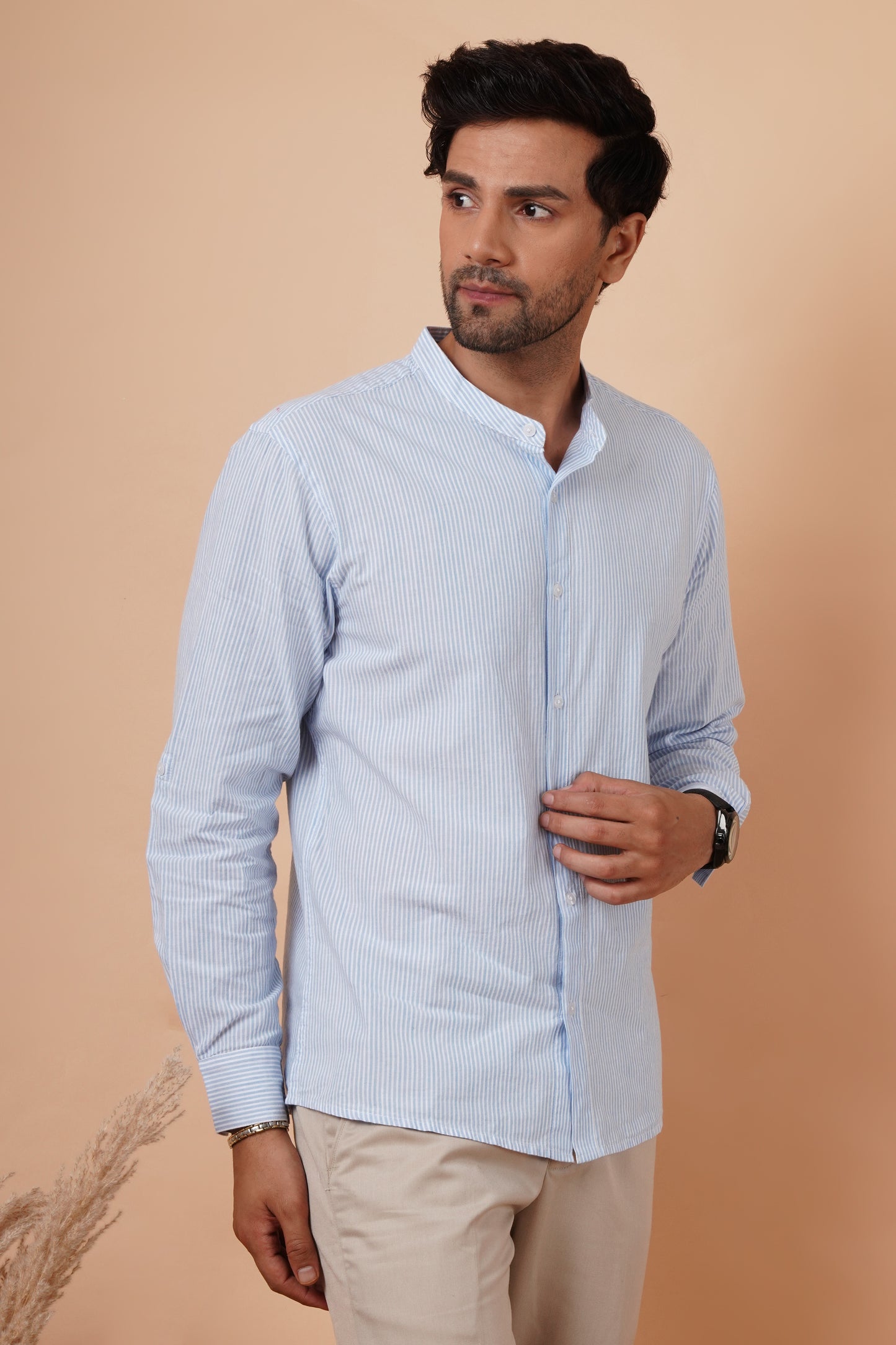 Men Regular Fit Checkered Formal Shirt