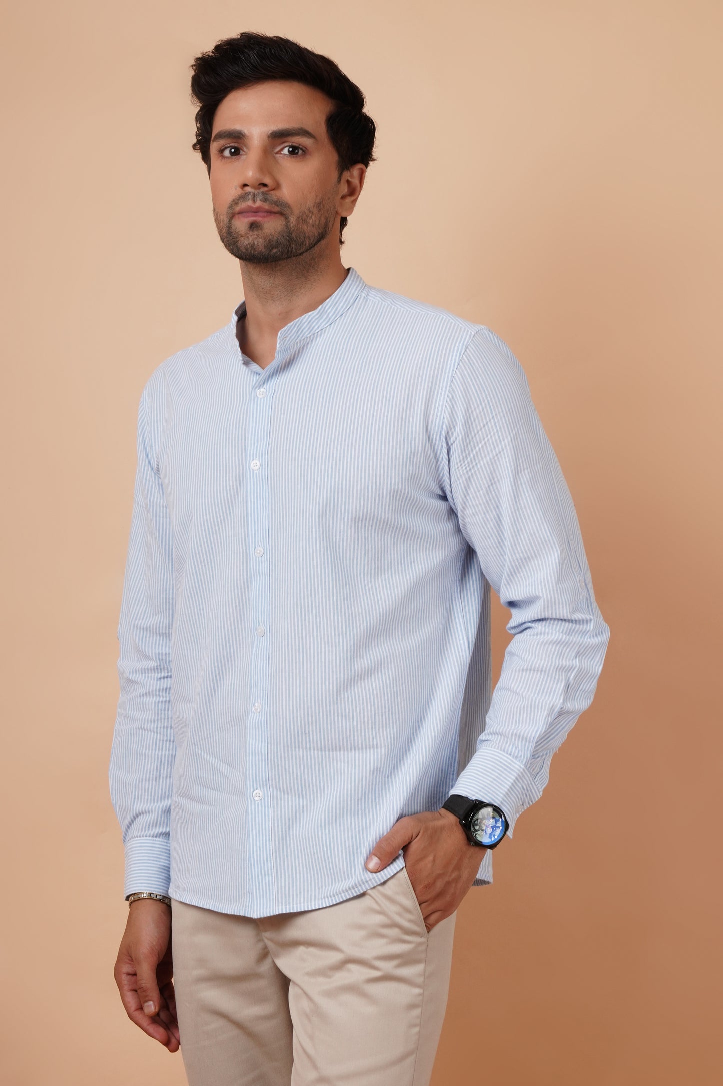 Men Regular Fit Checkered Formal Shirt
