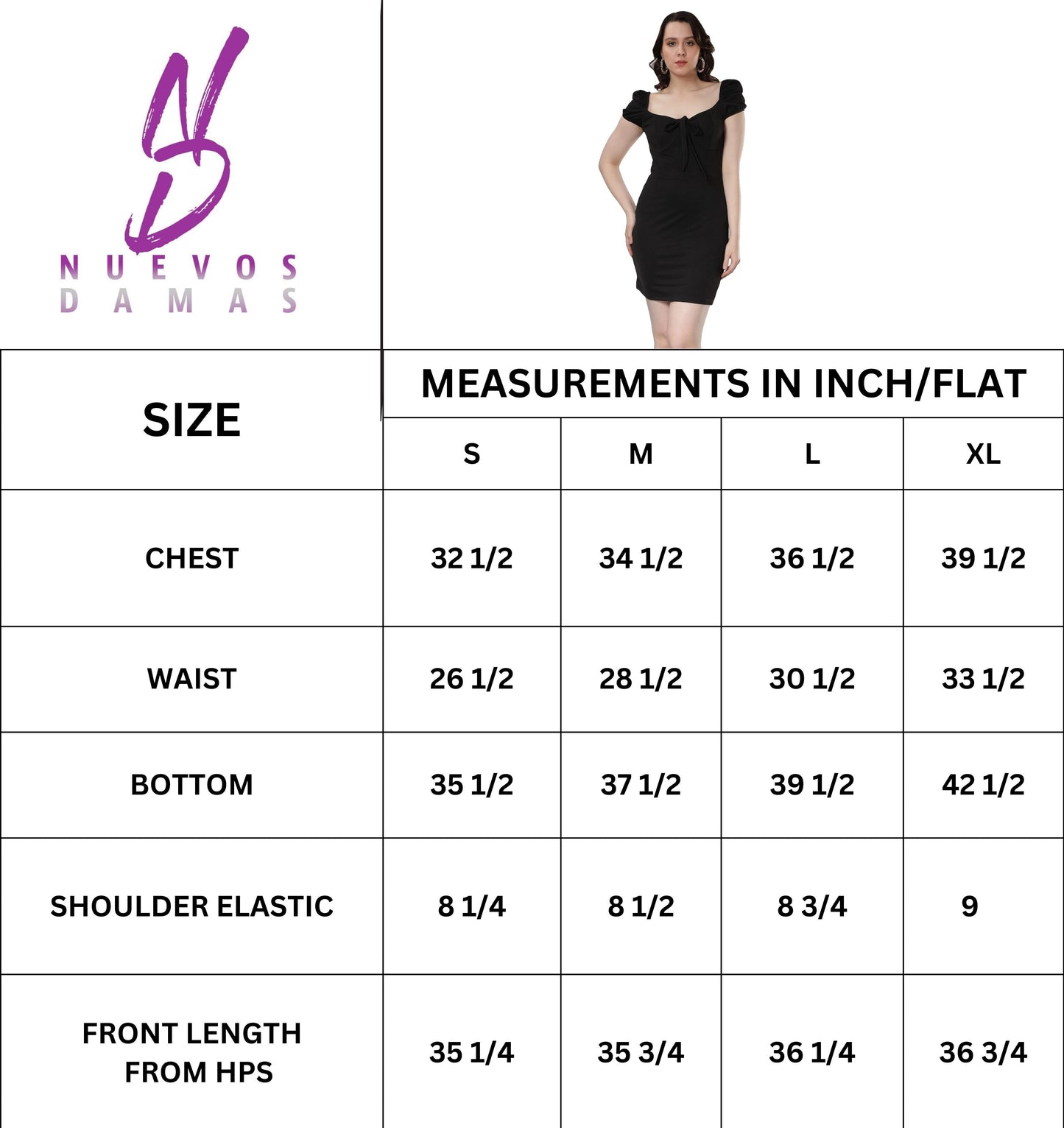 NUEVOSDAMAS Women Solid Black Sweetheart Neck Bodycon Mini Dress
