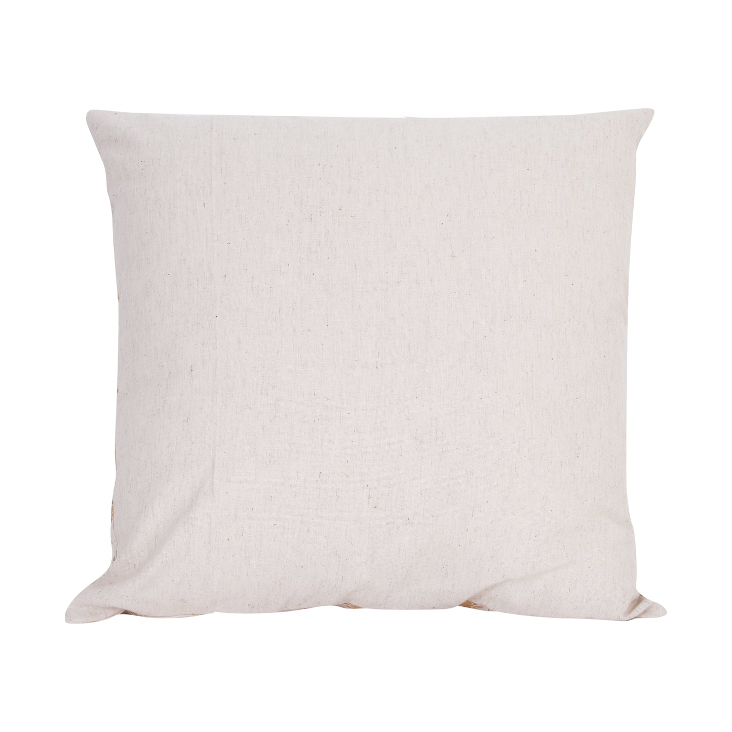 NUEVOSGHAR Pure Cotton Foil Printed Cushion Cover | Home Decor Cushion Cover For Sofa, Bed, Office | Star Print | 18x18 Inch _Ivory