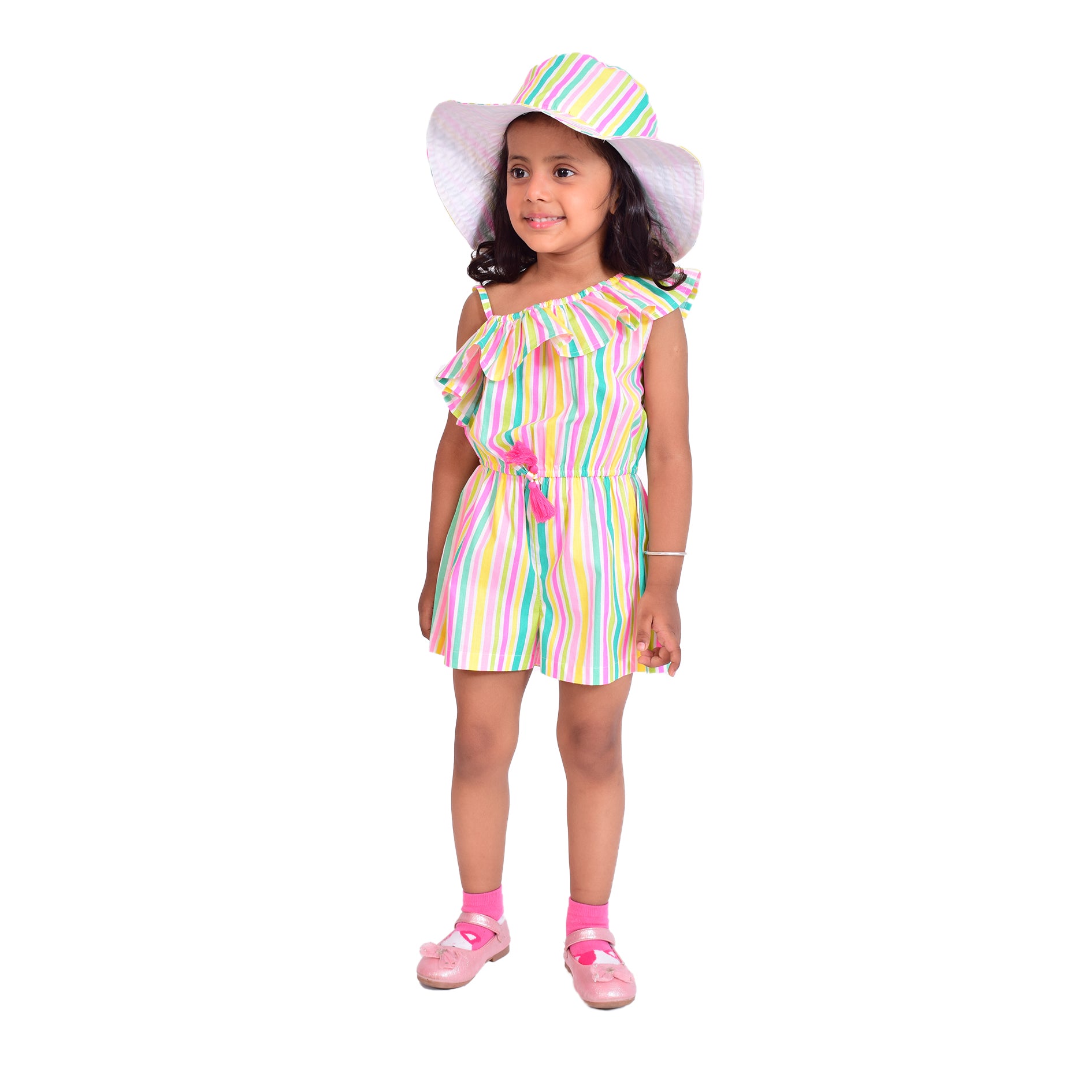Romper For Girls Casual Striped Pure Cotton freeshipping - NUEVOSDAMAS
