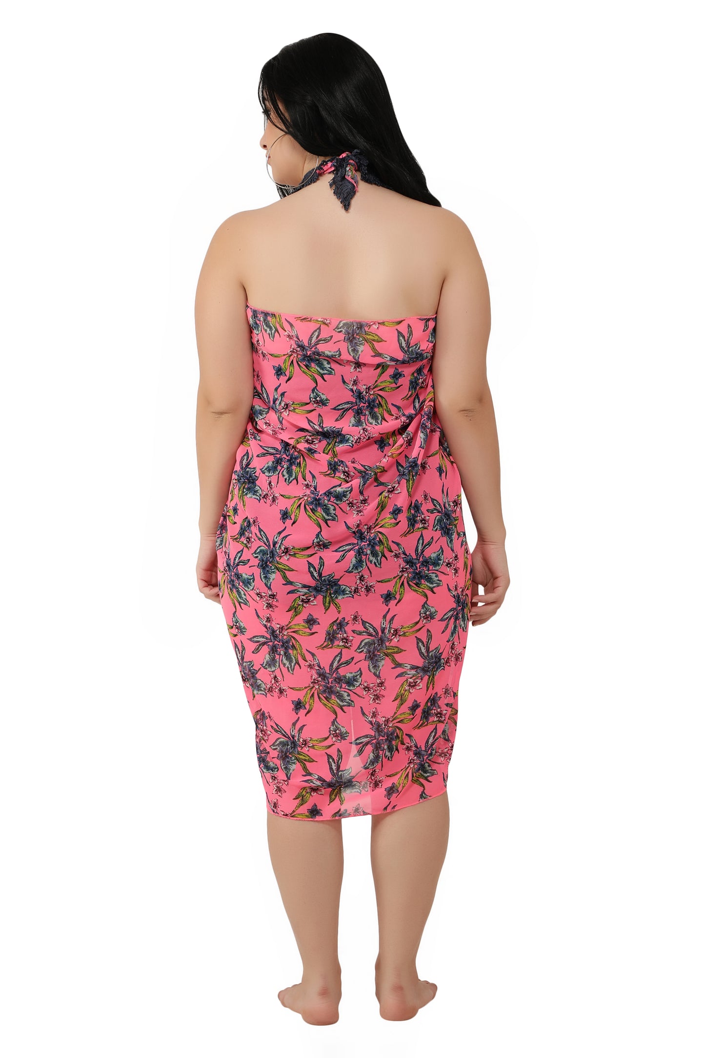 NUEVOSDAMAS Women Western Georgette Printed Sarong