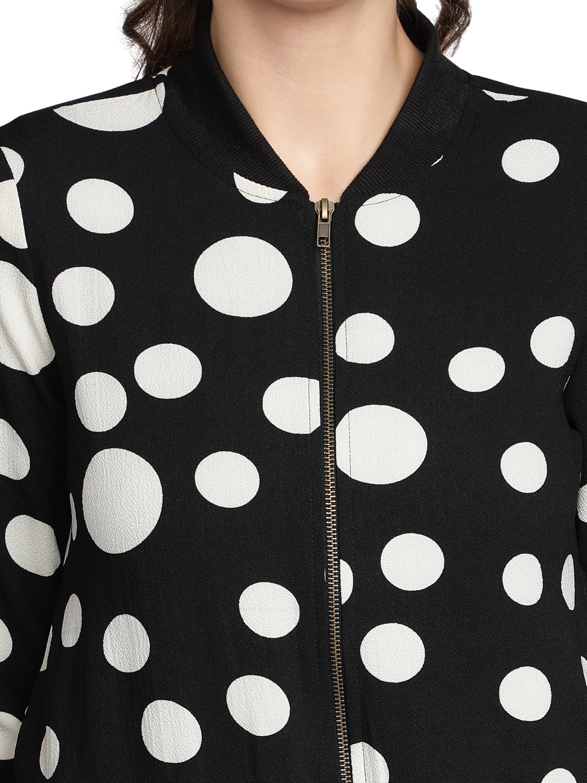 Full Sleeve Printed Women Casual Jacket freeshipping - NUEVOSDAMAS