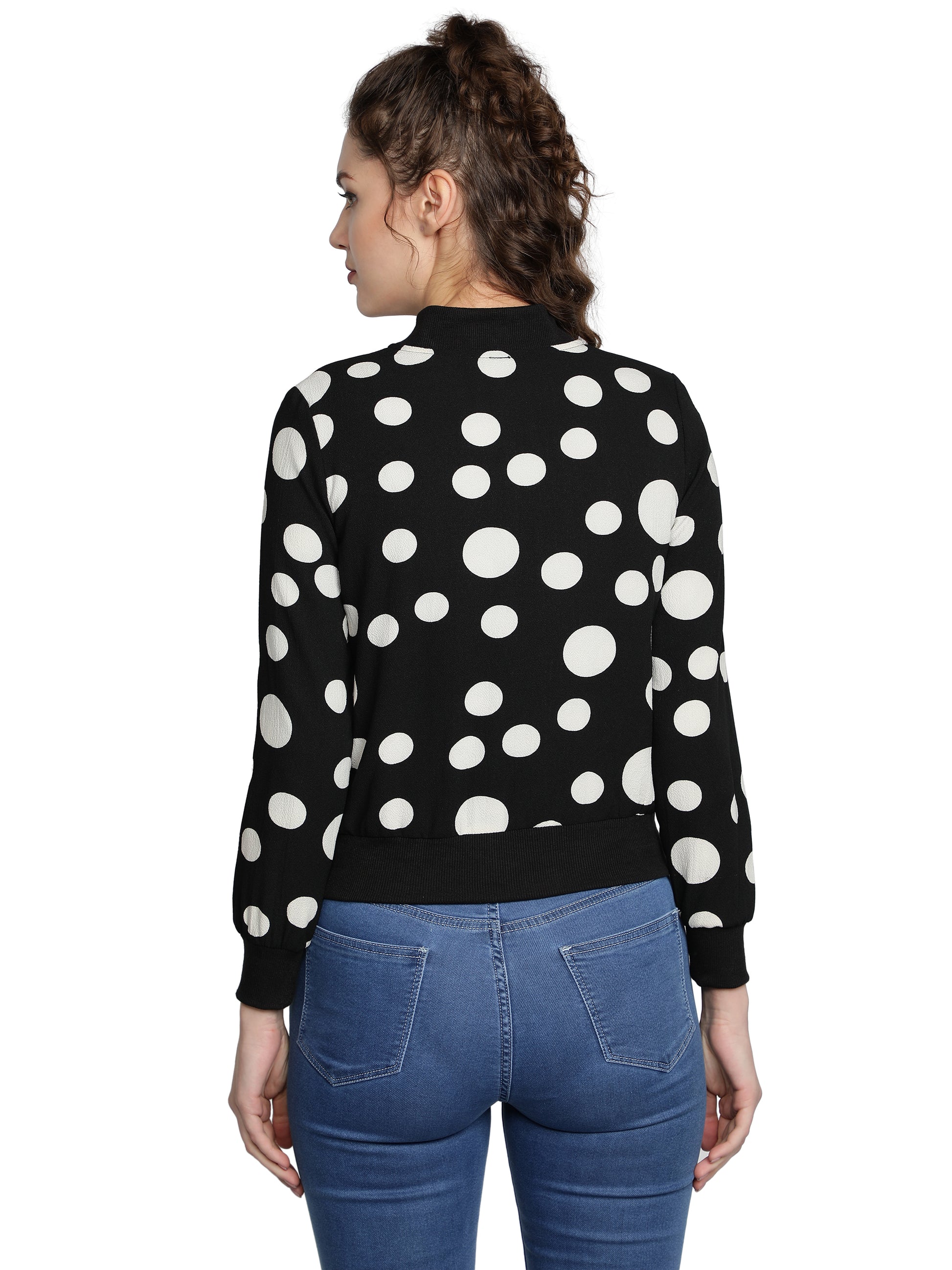 Full Sleeve Printed Women Casual Jacket freeshipping - NUEVOSDAMAS