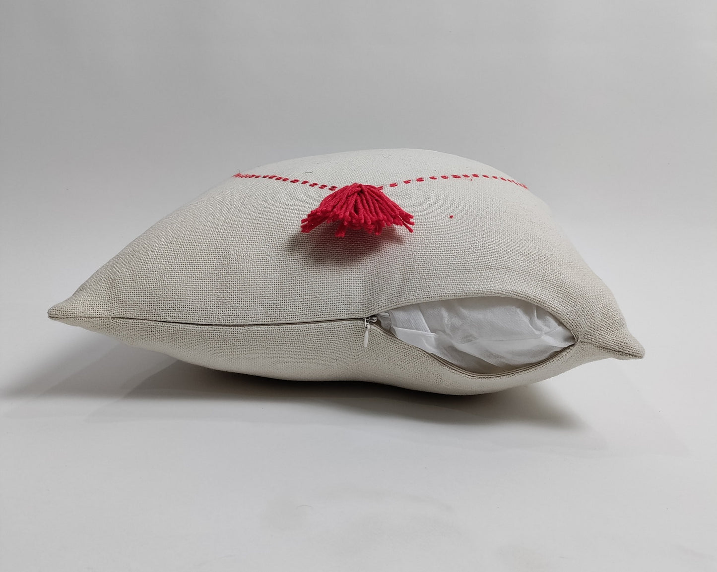 Valentine's Day Printed Cushion Gift Set Combo | Valentine Gift for Boyfriend Girlfriend | Couples Gift for Him/Her_ Off White