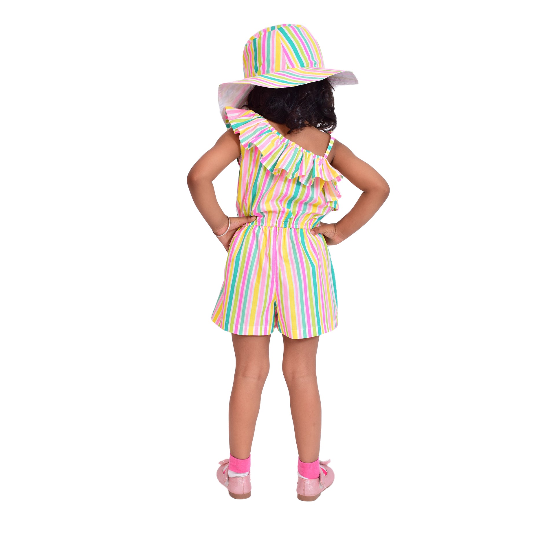 Romper For Girls Casual Striped Pure Cotton freeshipping - NUEVOSDAMAS