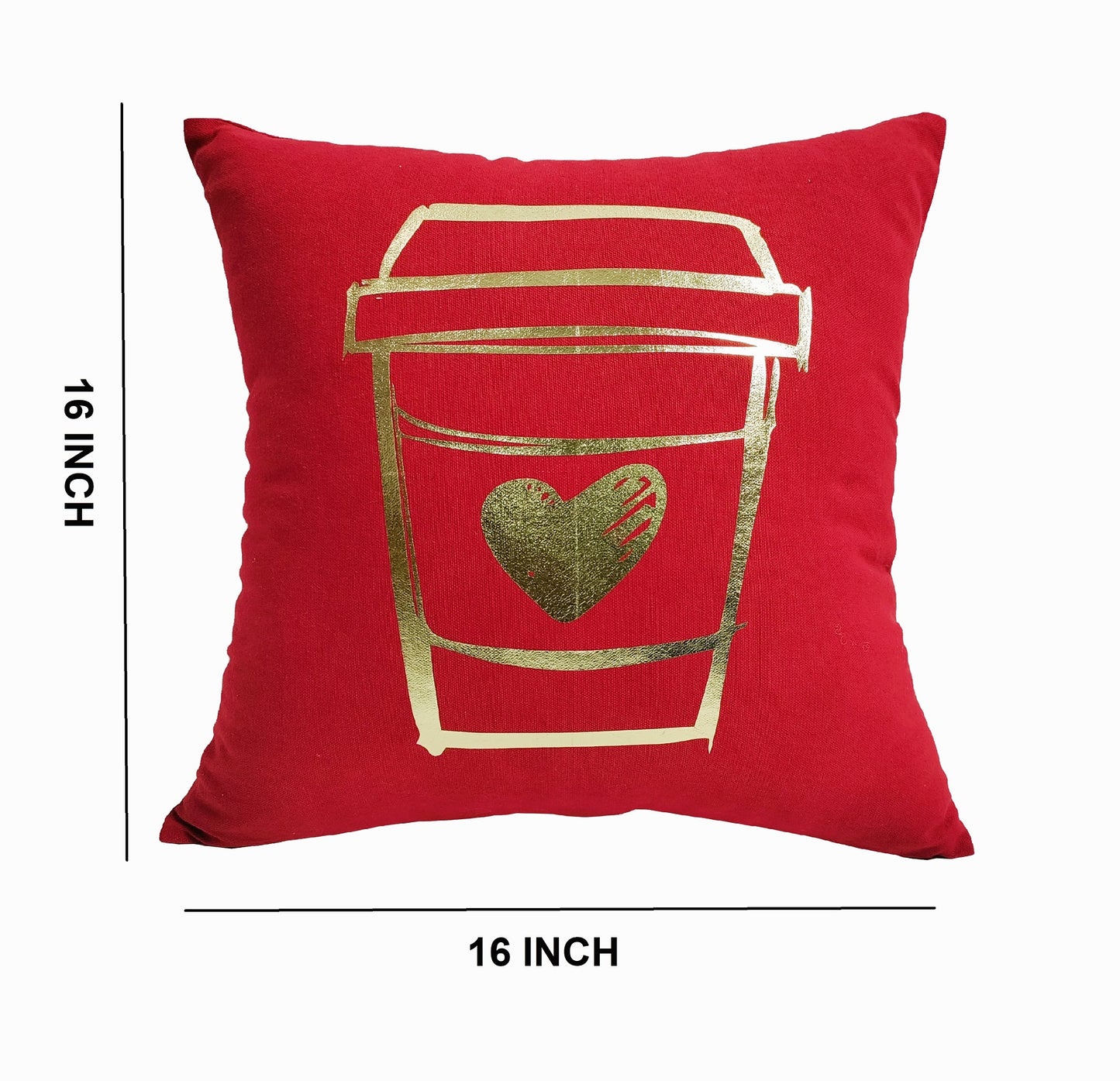 Valentine's Day Printed Cushion Gift Set Combo | Valentine Gift for Boyfriend Girlfriend | Couples Gift for Him/Her_Red
