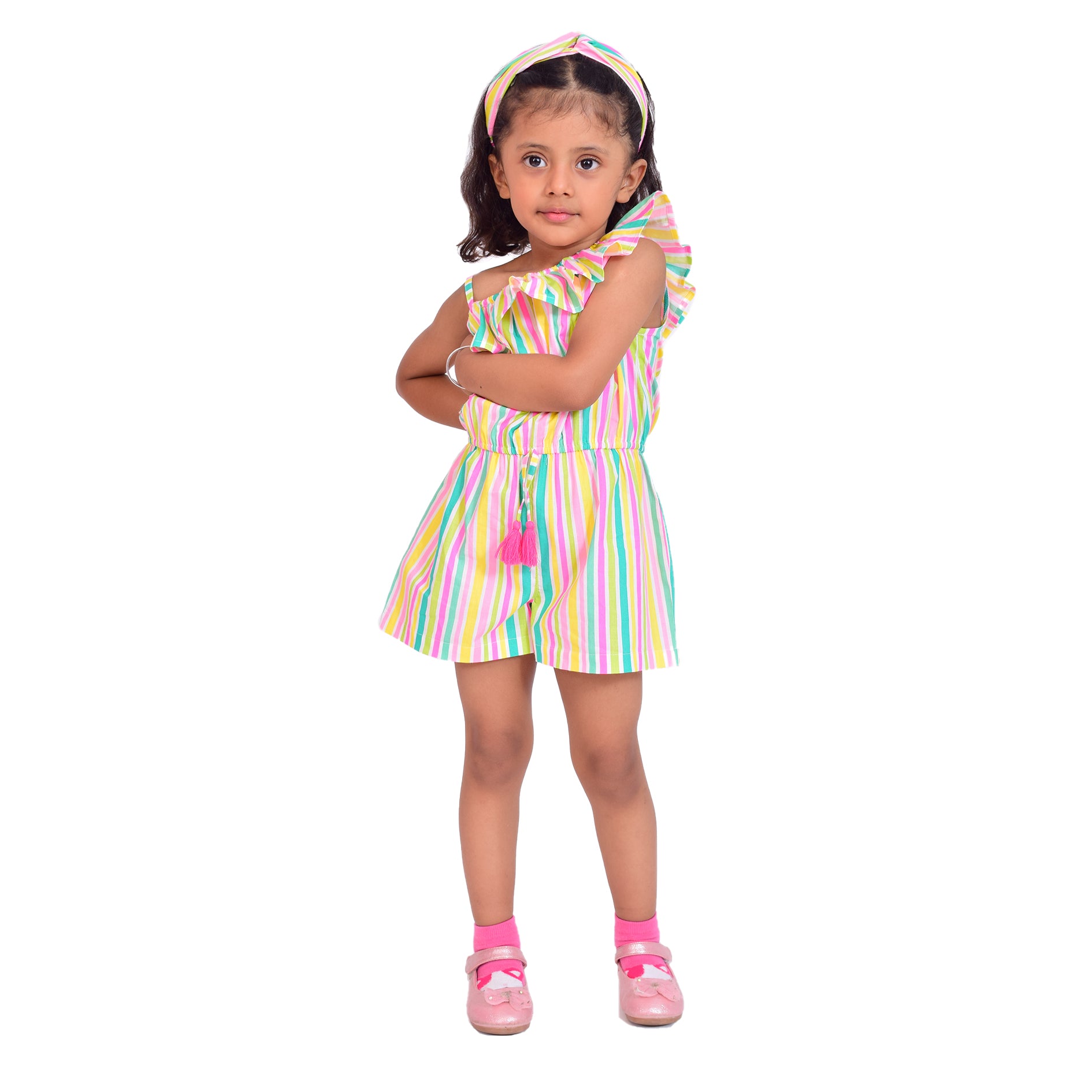 Romper For Girls Casual Striped Pure Cotton freeshipping - NUEVOSDAMAS