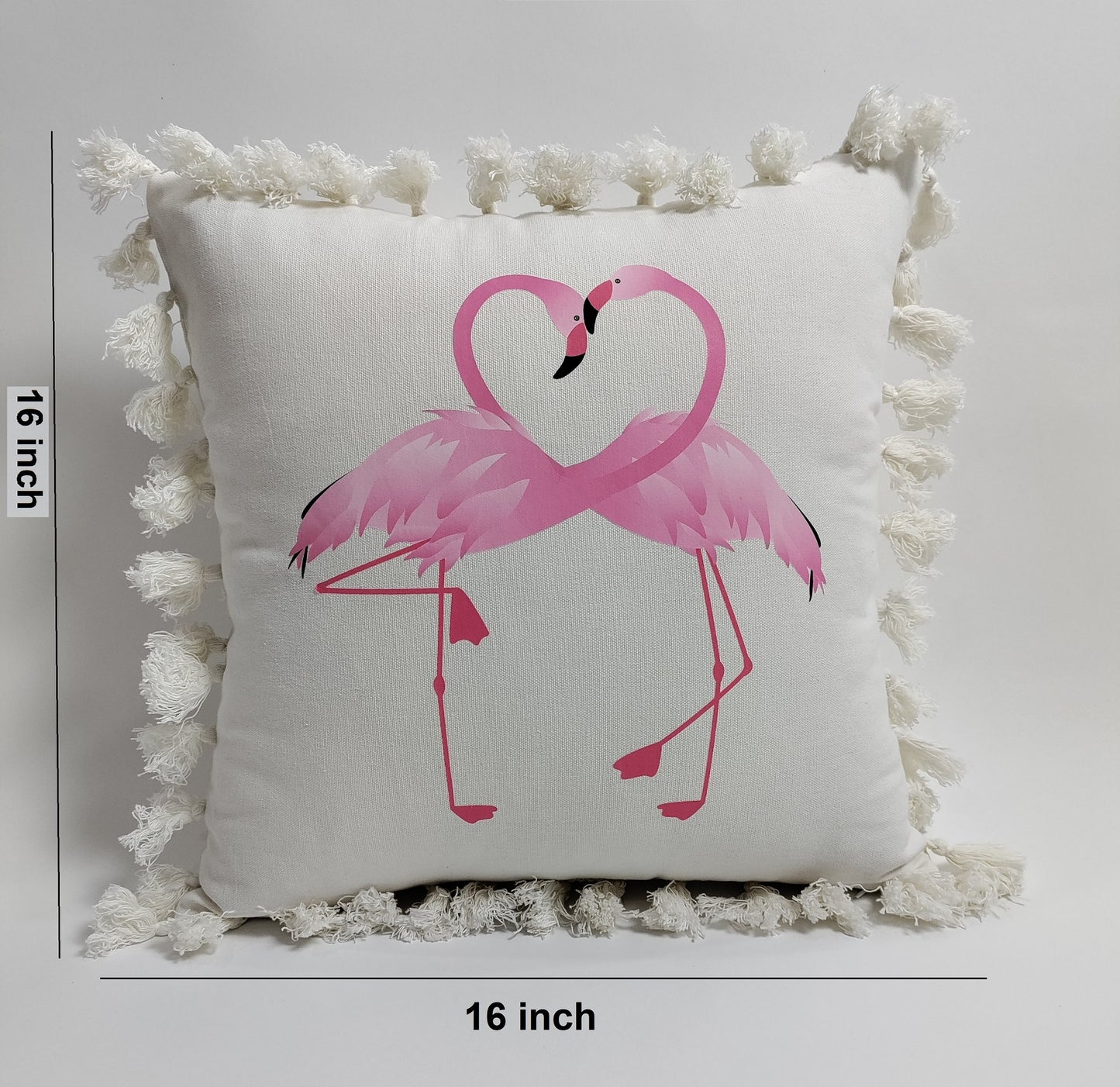 Valentine's Day Printed Cushion Gift Set Combo | Valentine Gift for Boyfriend Girlfriend | Couples Gift for Him/Her_Ivory/Pink