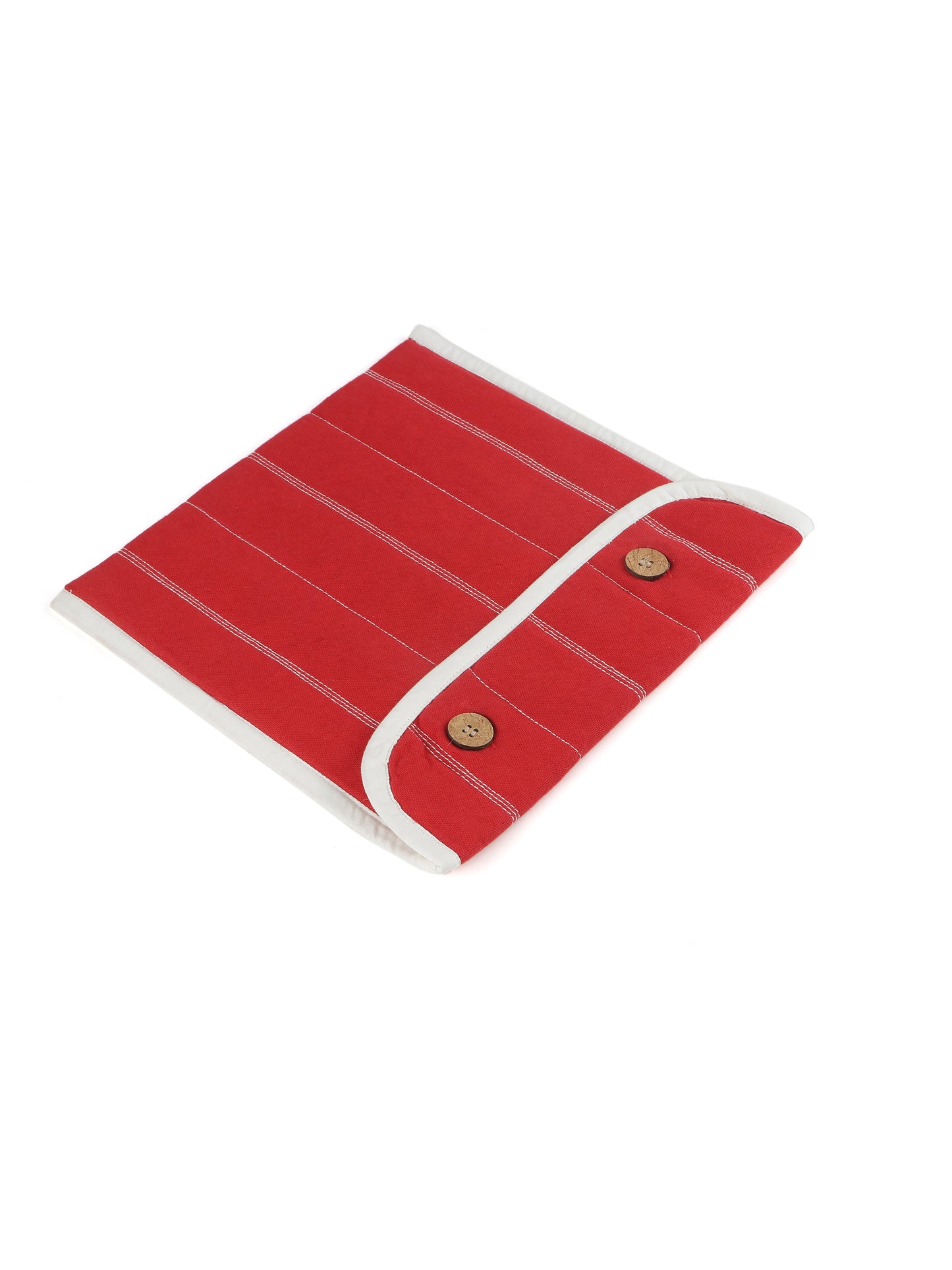 Pure Cotton Rectangle & Round Shape Roti/Chapati Cover Combo|Chapati Cloth Cover | Cotton Traditional Roti Warmer |Tortillas Cover| Kitchen Roti Keeper. Set-Pack of 2 Roti Covers(Red/White)