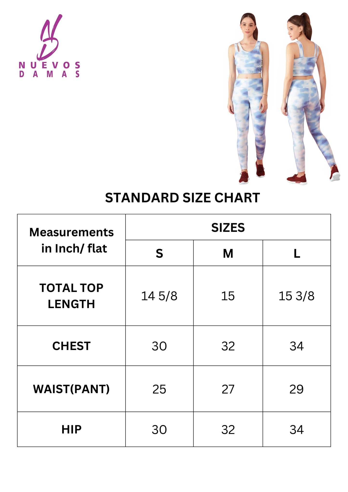 NUEVOSDAMAS Tie & Dye Women Active WearTracksuit | Gym Wear Padded Top And Bottom Set | Dry Fit Women Active Wear Combo Set_Light Blue