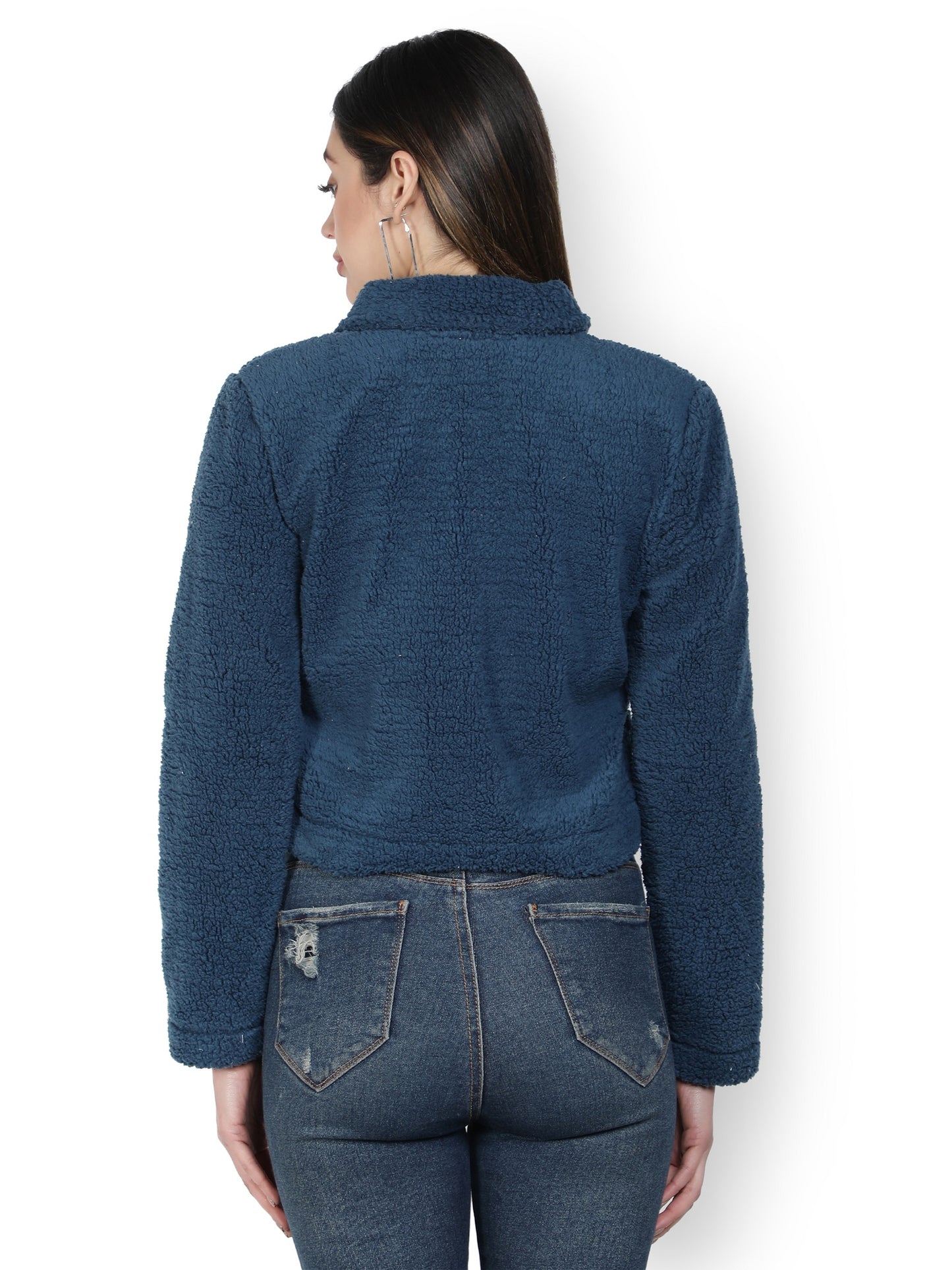 Nuevosdamas Woman's Regular Jacket Blue