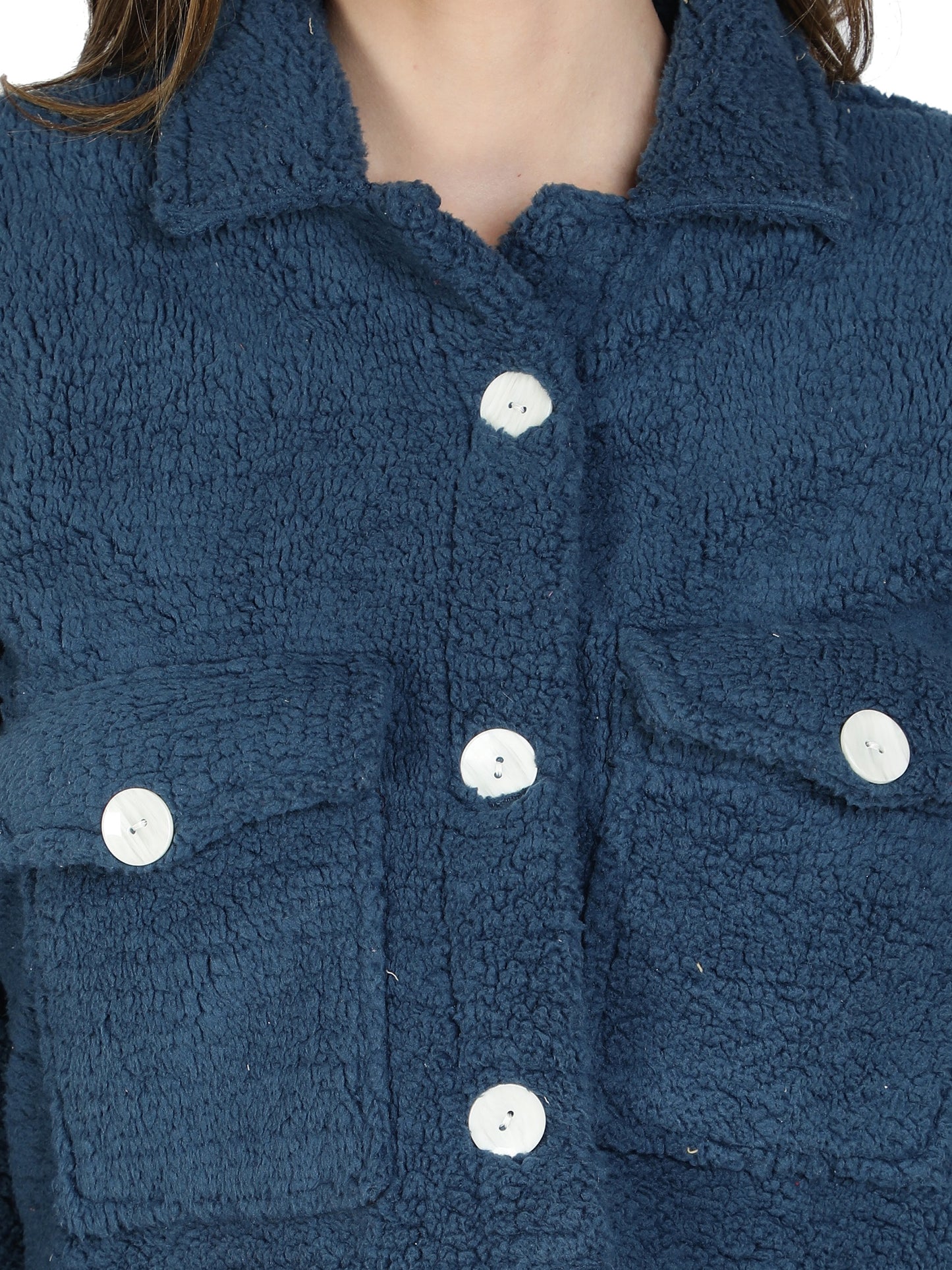 Nuevosdamas Woman's Regular Jacket Blue