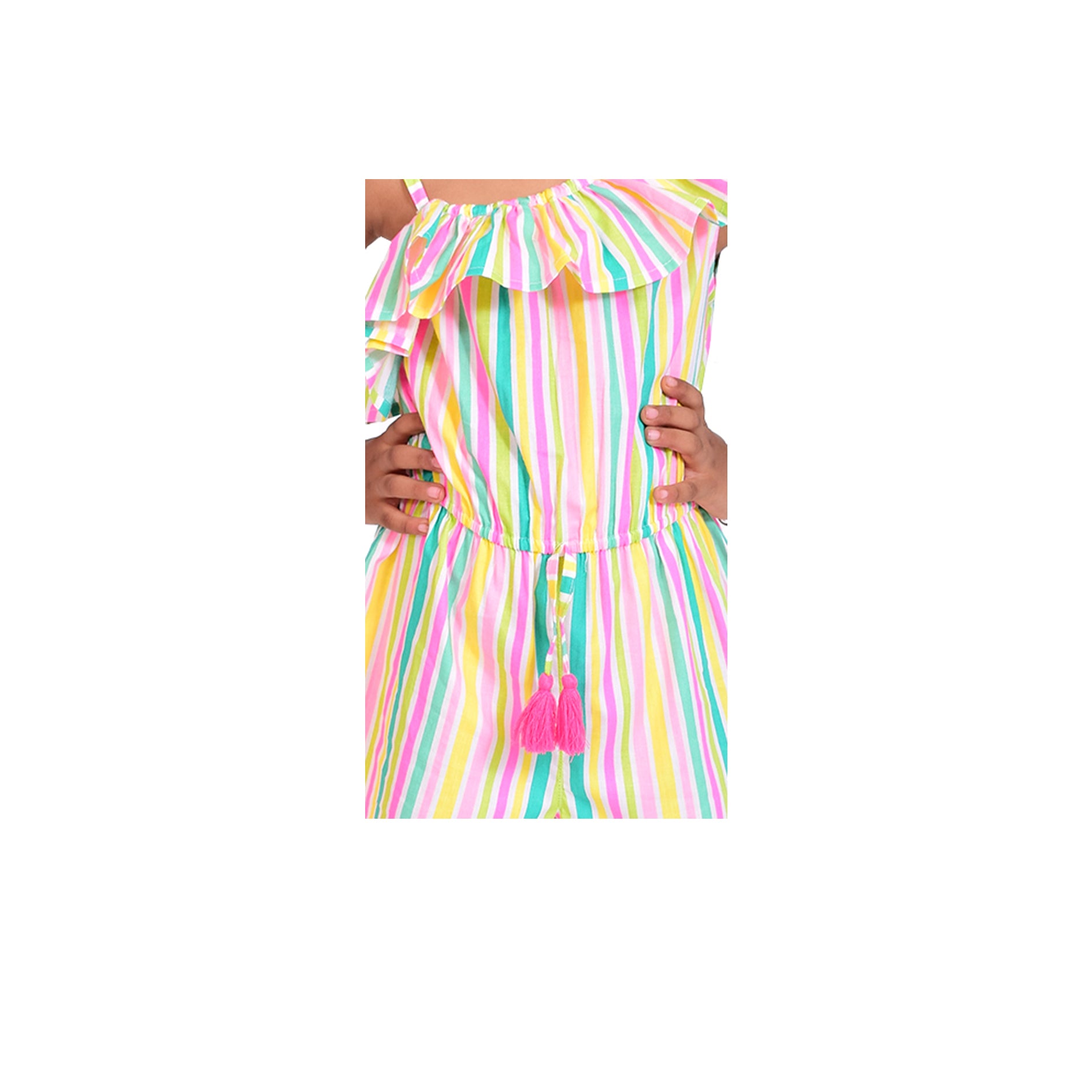 Romper For Girls Casual Striped Pure Cotton freeshipping - NUEVOSDAMAS