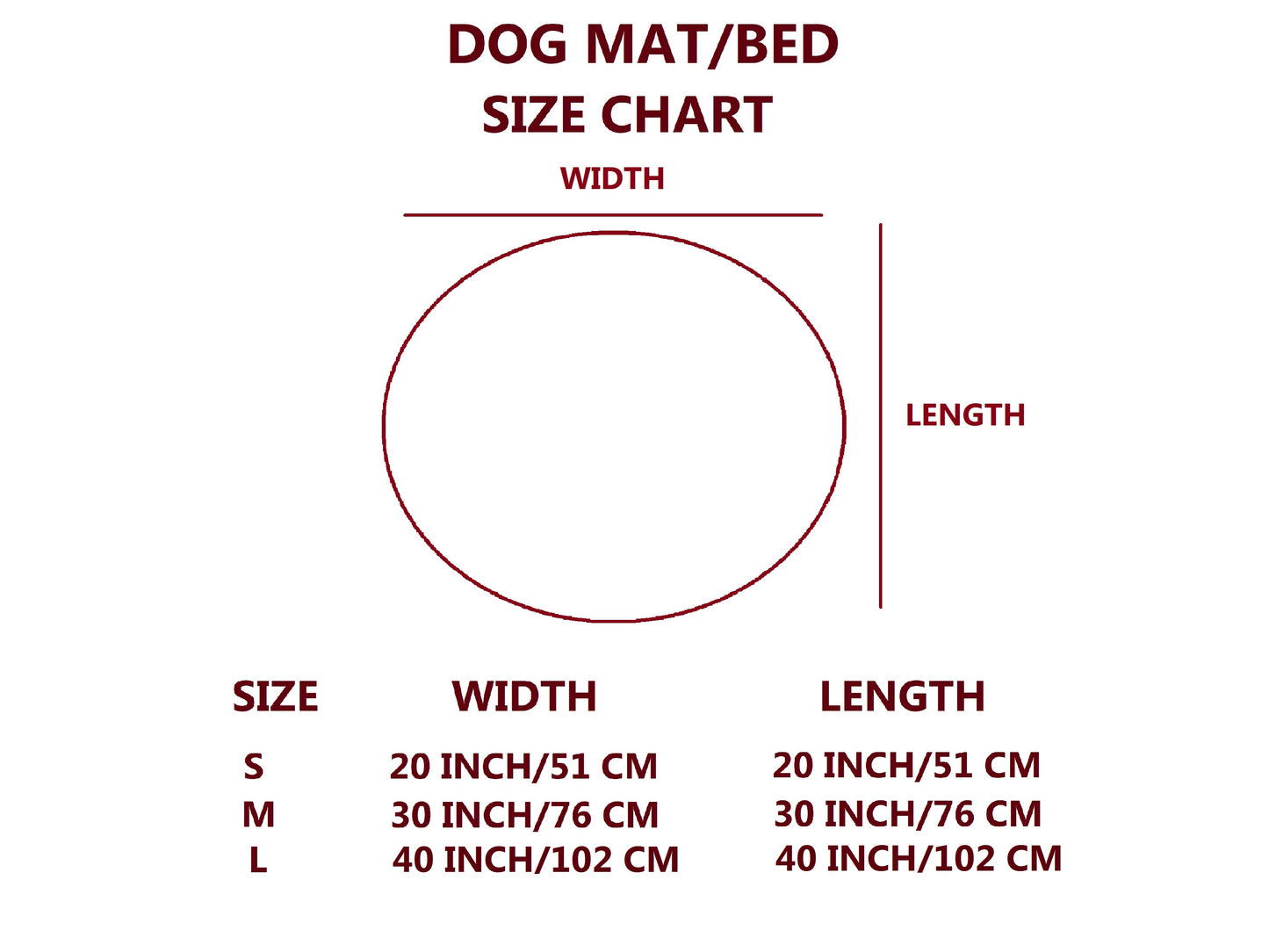 Velvet Pet Bed Mattress | Soft Cozy Fluffy Round Flat Bed | Washable Padded Pet Bed| Light Weighted Dog Flat Mat Rust/Black